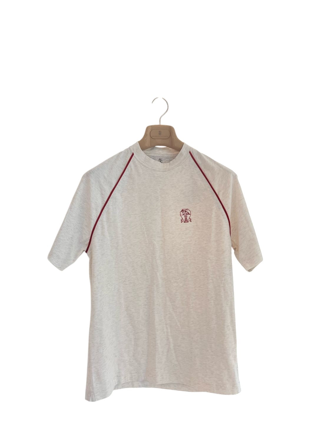 Brunello Cucinelli Light Heather Raglan T-Shirt