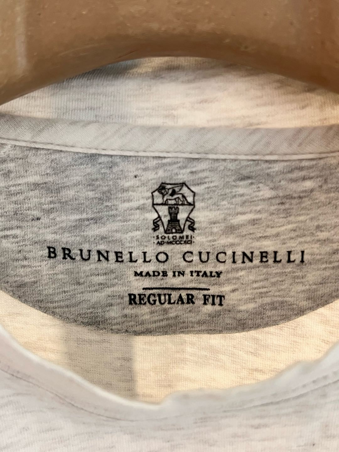 Brunello Cucinelli Light Heather Raglan T-Shirt