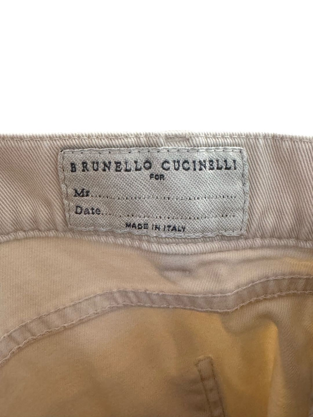 Brunello Cucinelli - Off-White Casual Denim Pants