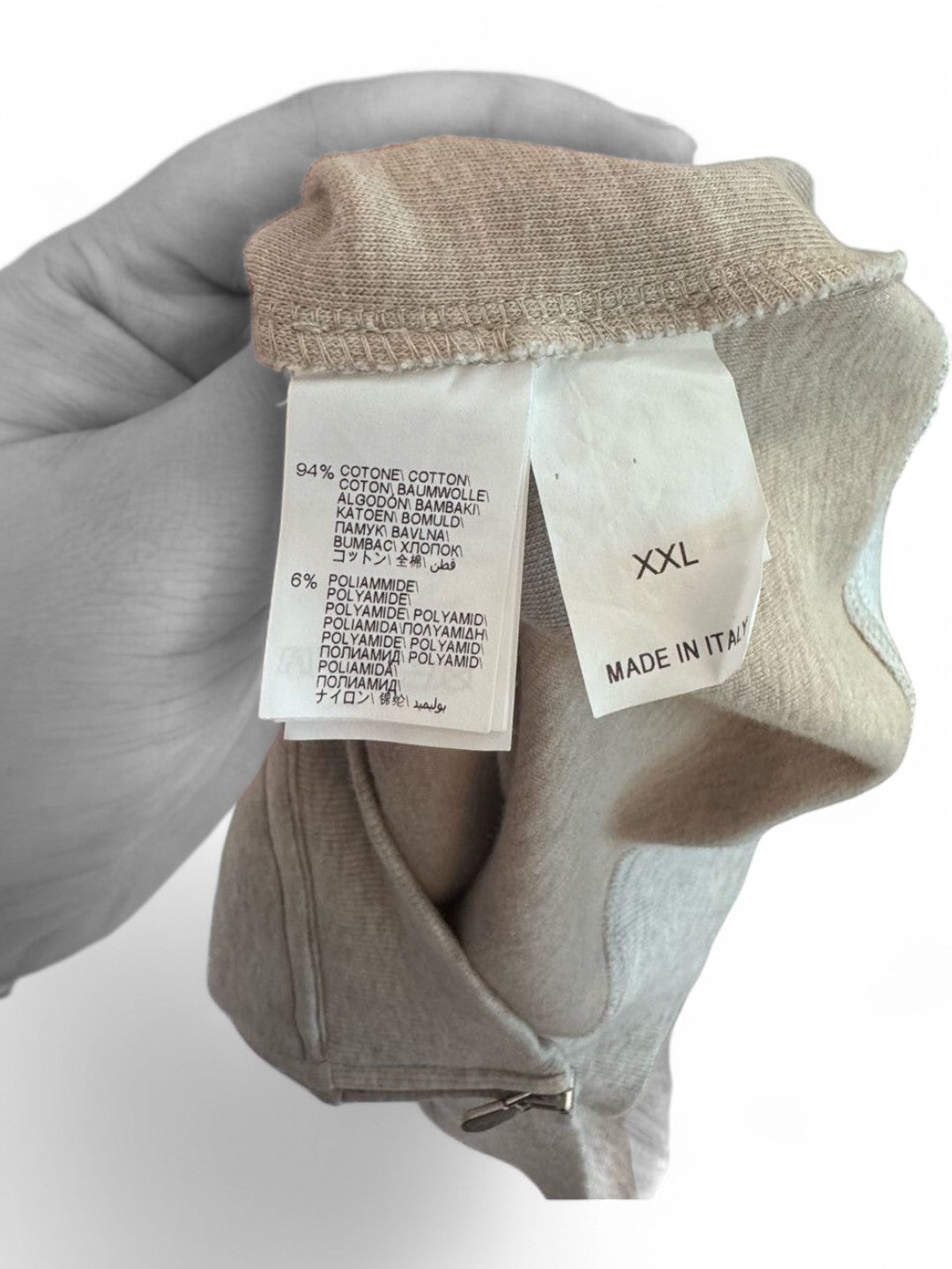 Brunello Cucinelli - Light Grey Cotton Bomber Jacket