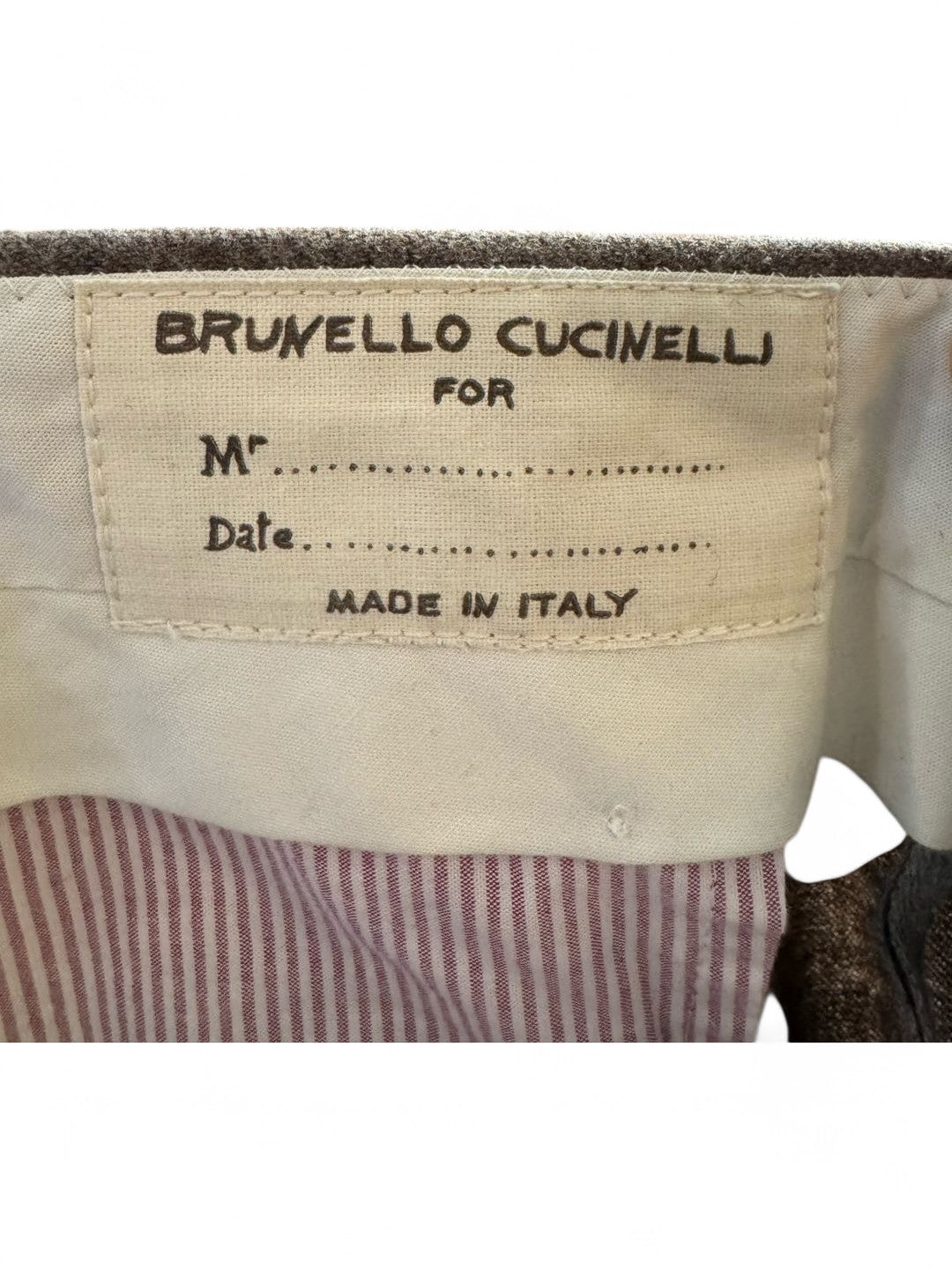 Brunello Cucinelli - Brown Wool-Silk-Cashmere Trousers