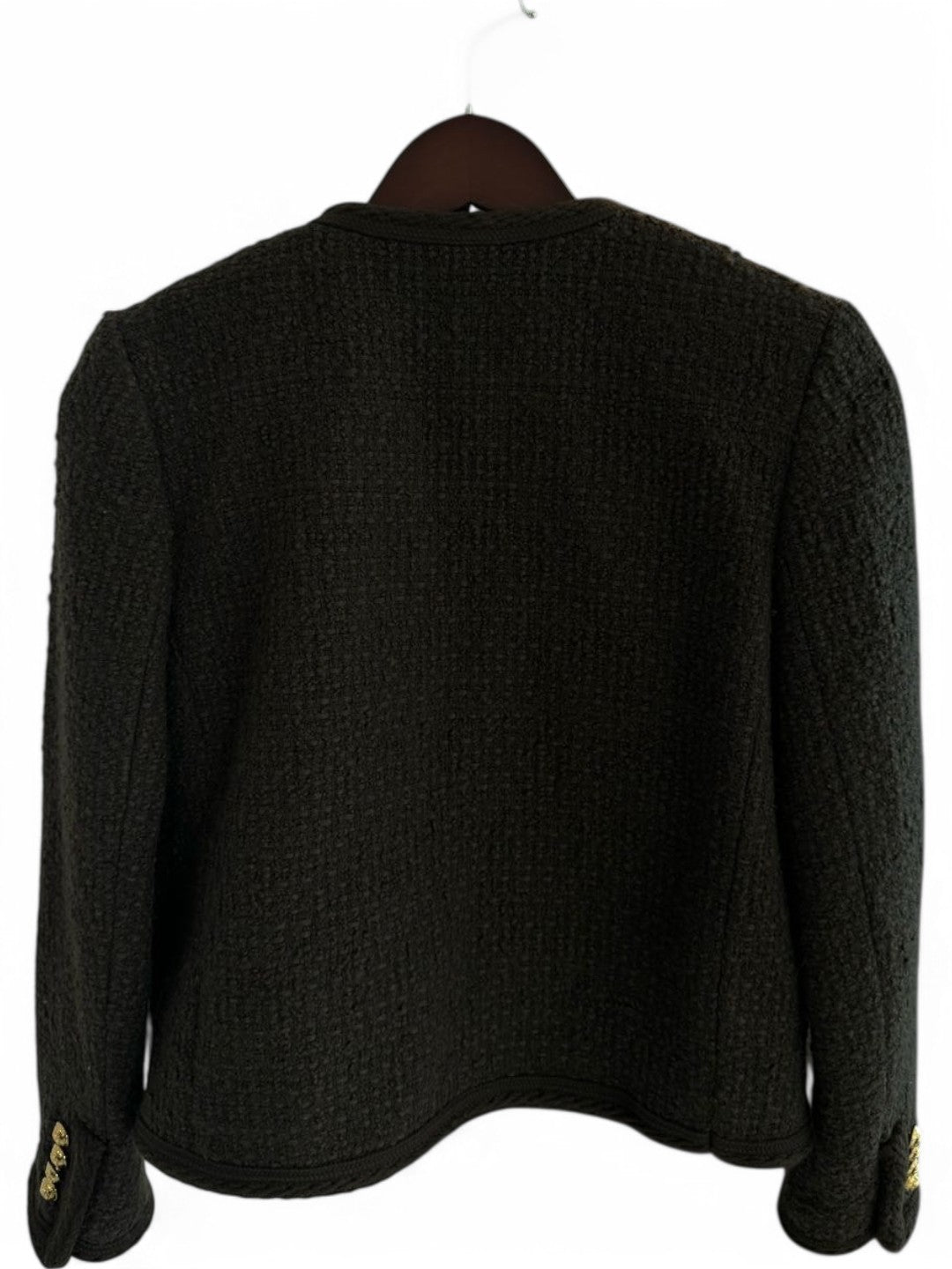 CELINE Paris Wool Bouclé Military Jacket