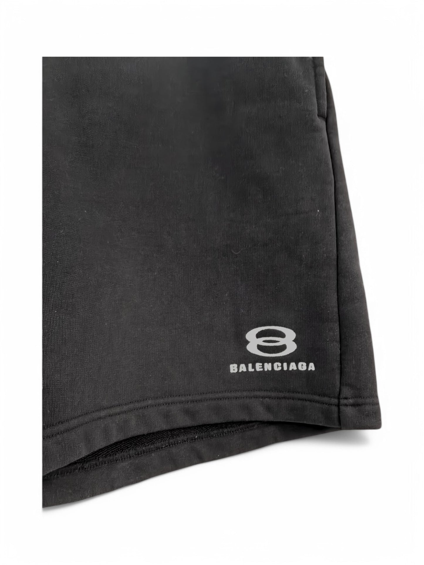 Balenciaga Black Logo Athletic Shorts
