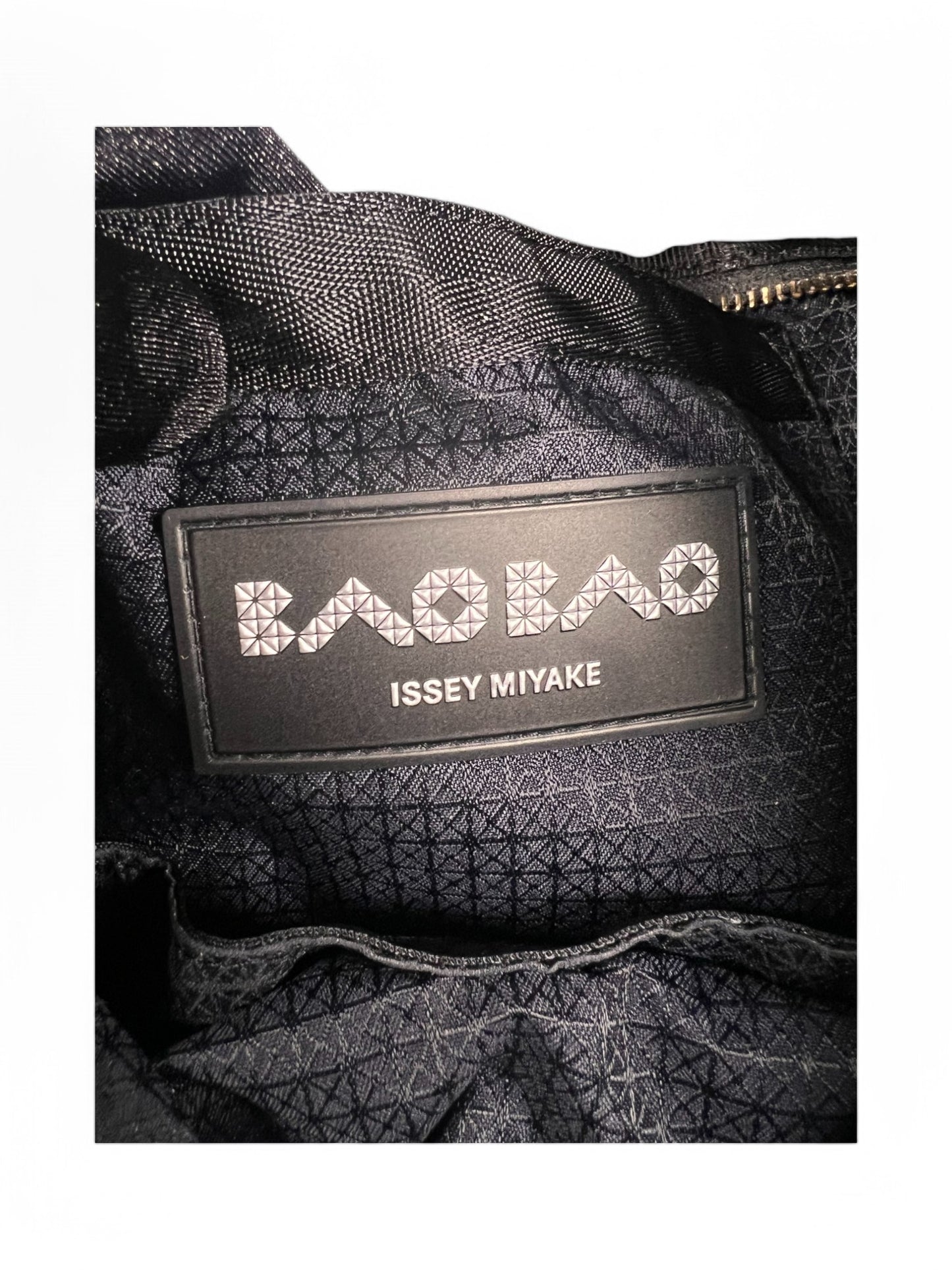 BAO BAO ISSEY MIYAKE Silver-Grey Geometric Tote Bag