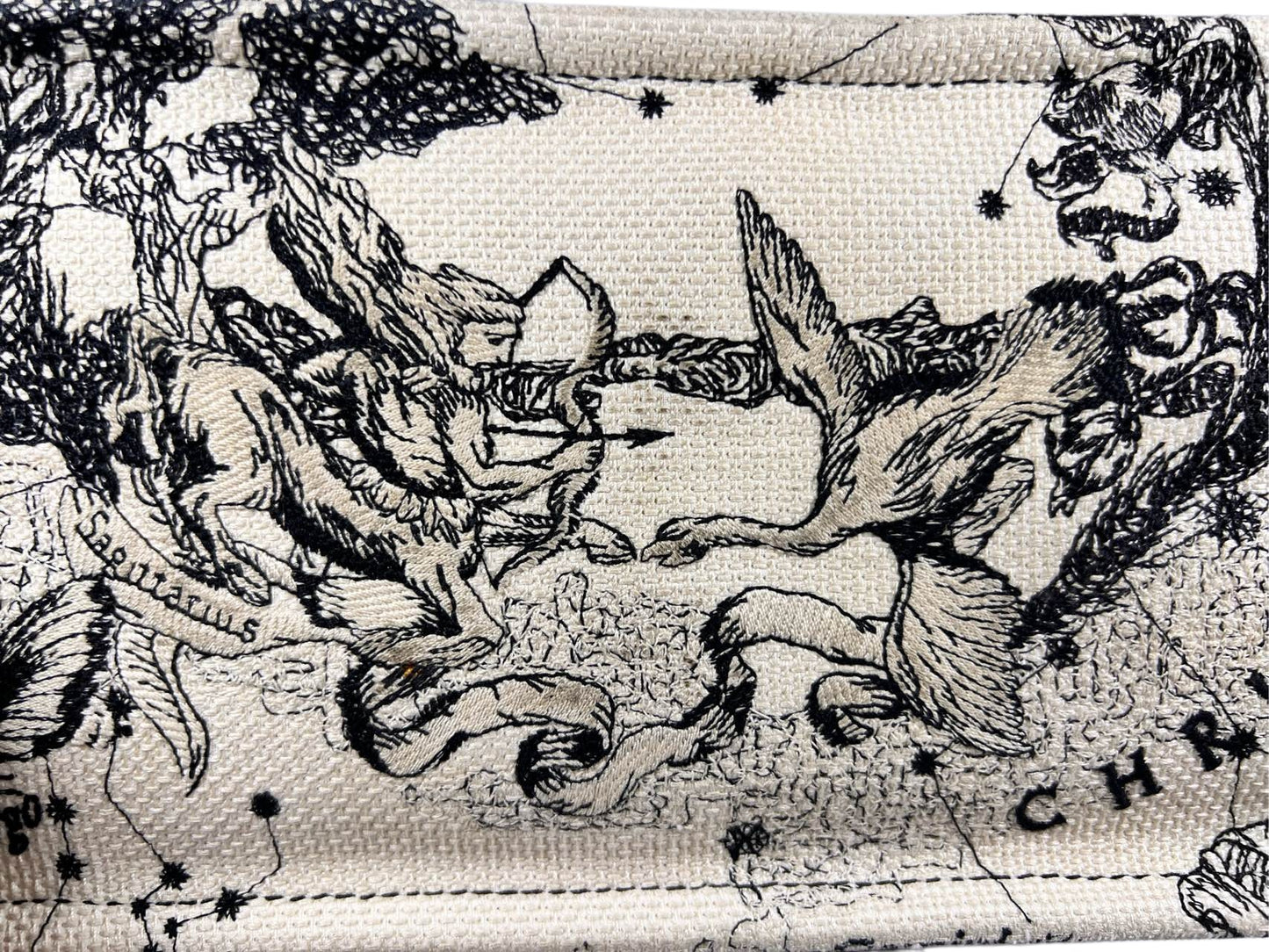 Dior Mini Book Tote in Blue Dior Oblique Embroidery – Retail Price: $2,450