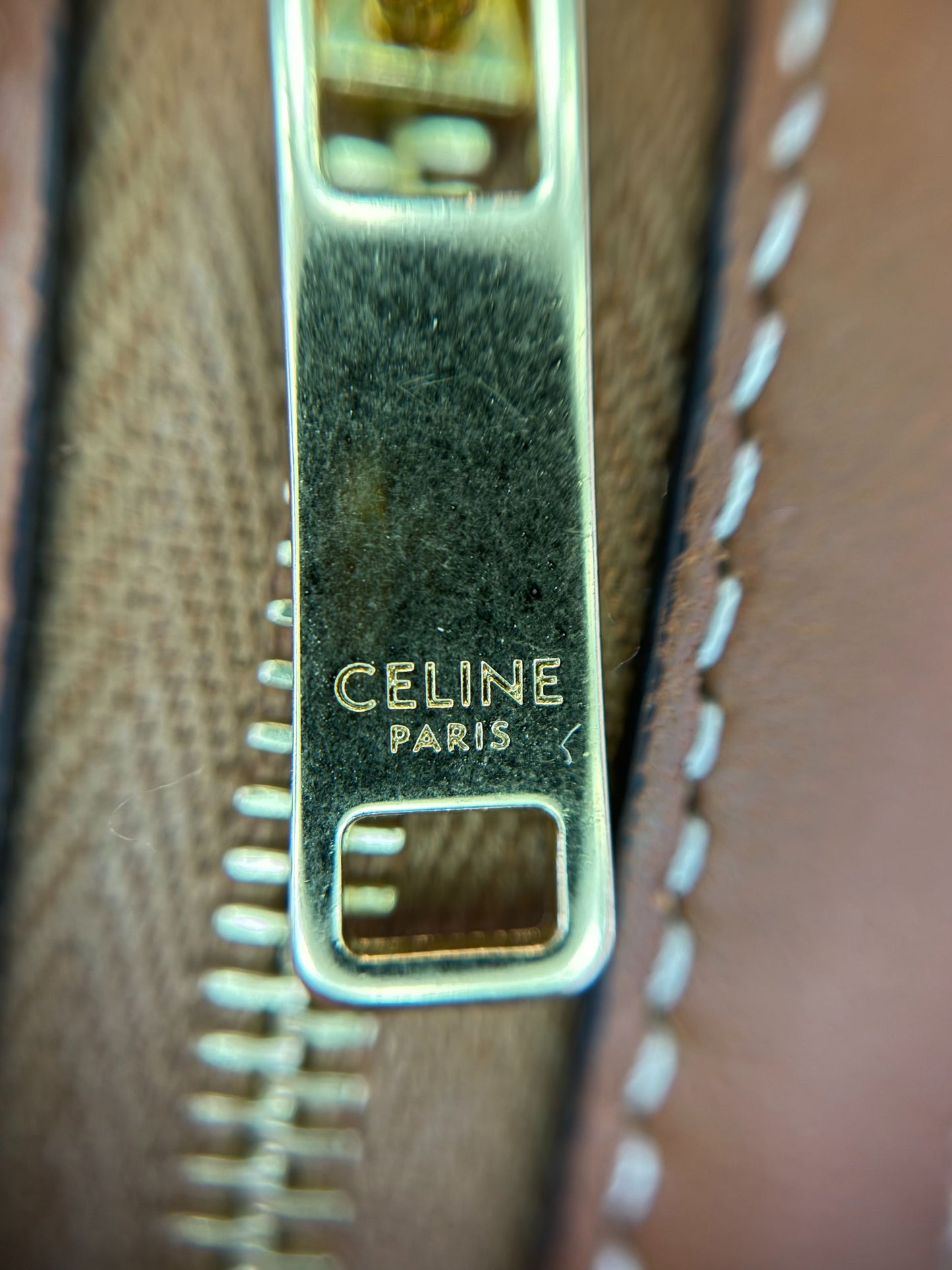 Celine Mini Heart Triomphe Canvas Coin & Earphone Pouch