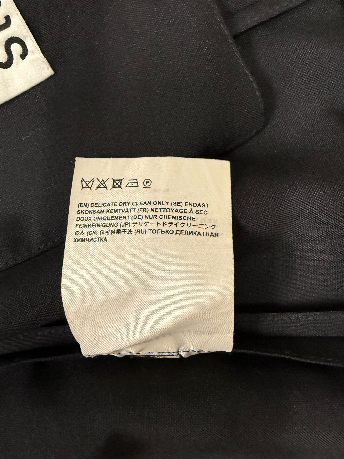 Acne Studios-Black Oversized Belted Blazer-XS