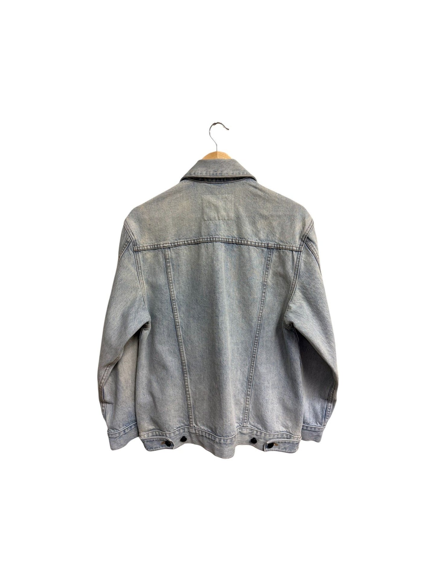 DAZE-Light Wash Vintage Denim Jacket-XS