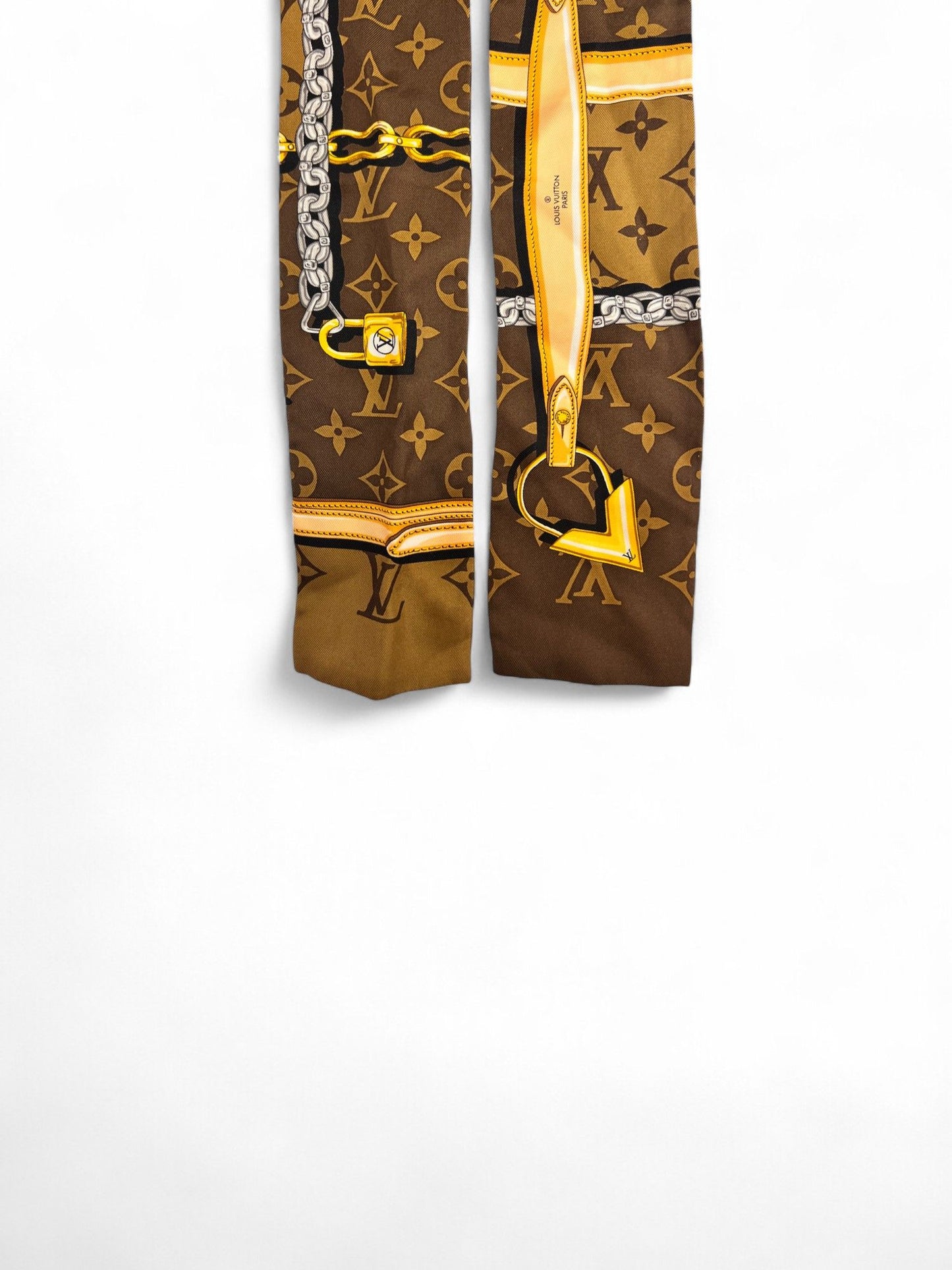 Louis-Vuitton-Reversible Scarf&Hair Ribbon