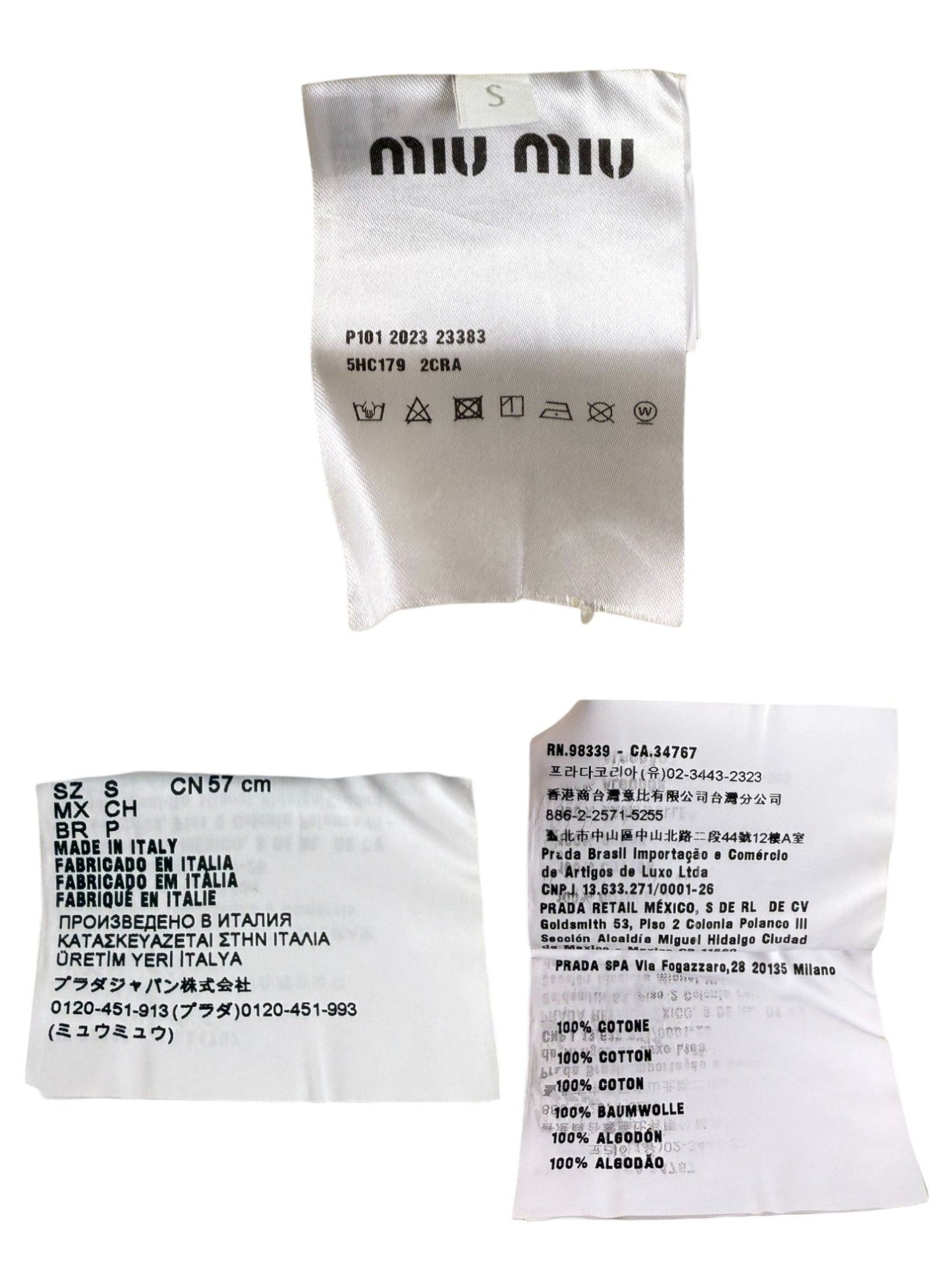 MiuMiu- Yellow Cotton Baseball Cap- S | Retail Price: $650