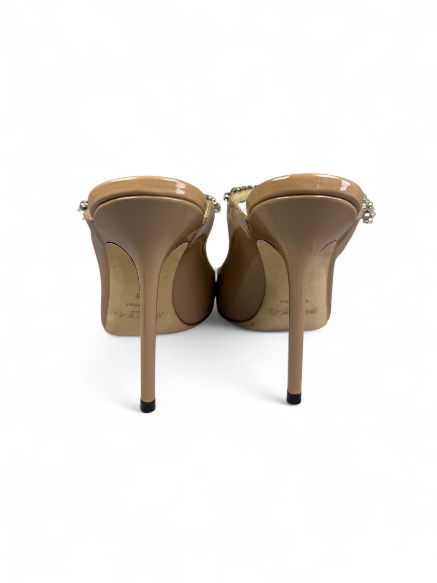 Jimmy Choo-Embellished Crystal Pointed-Toe Mule-40 | Retail Price: $1,090