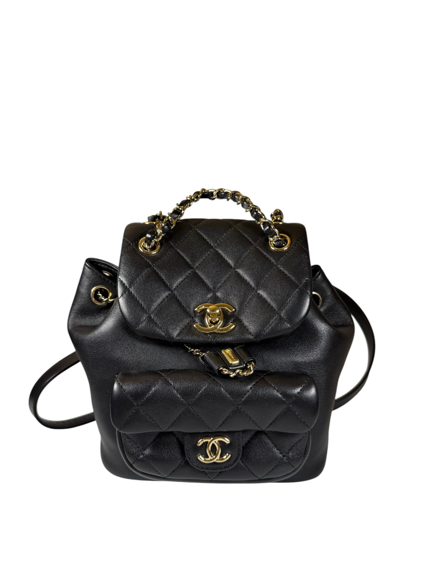 Chanel Duma Quilted Calfskin Leather Backpack – Black – 99% Retail Price: $6,600 USD