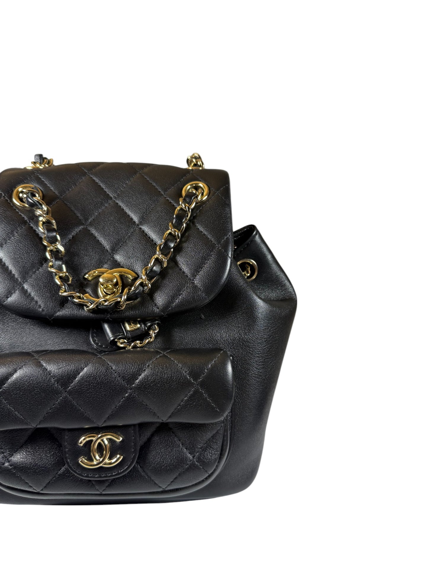 Chanel Duma Quilted Calfskin Leather Backpack – Black – 99% Retail Price: $6,600 USD