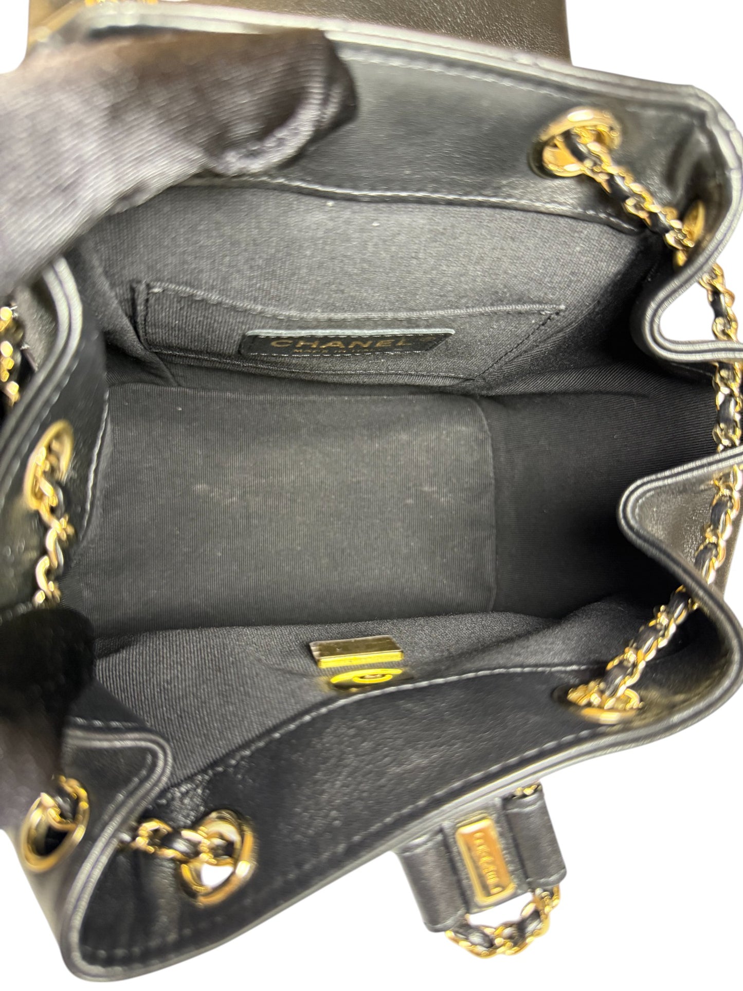 Chanel Duma Quilted Calfskin Leather Backpack – Black – 99% Retail Price: $6,600 USD
