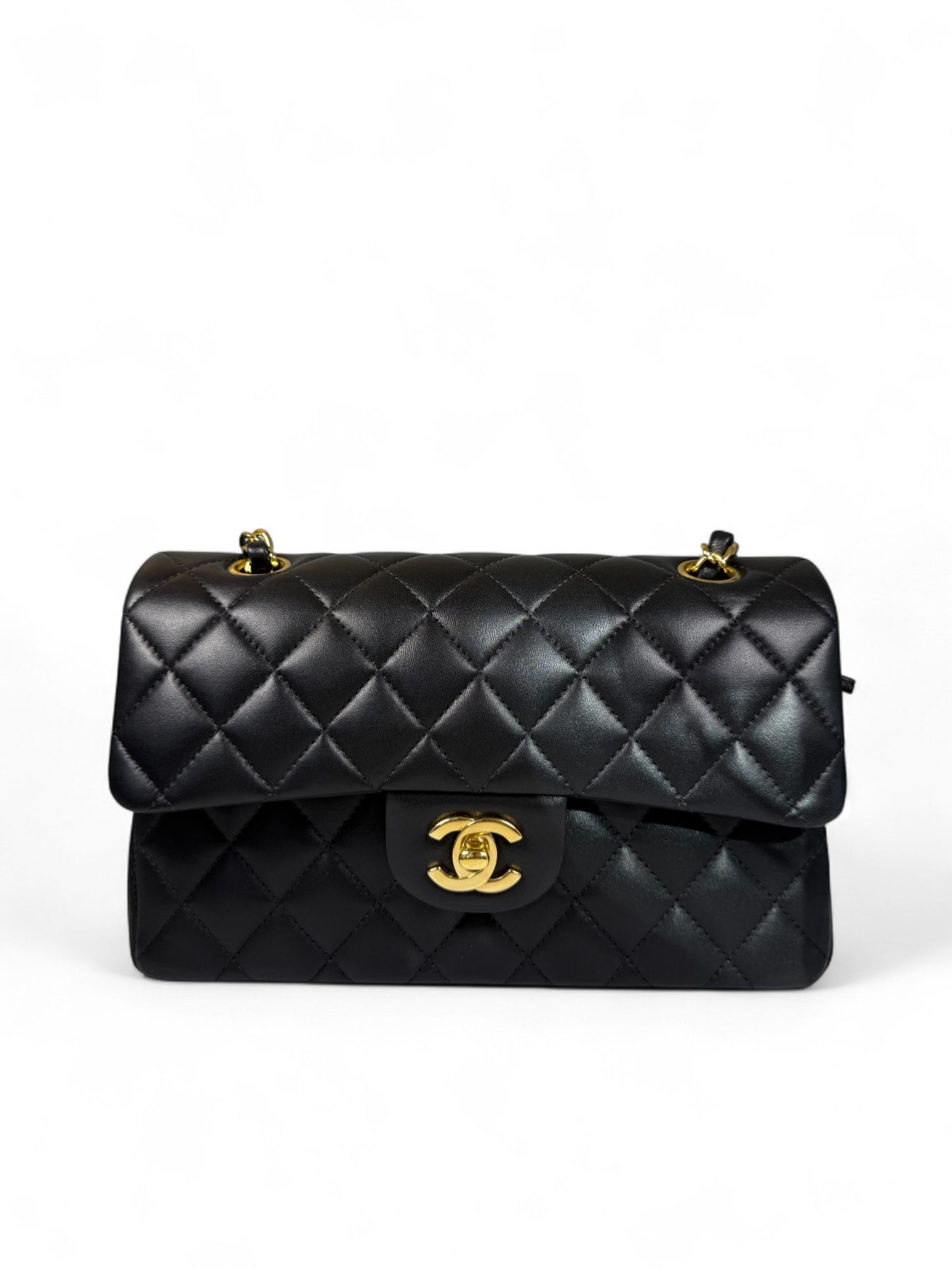 Chanel Classic Flap CF REV Black Lambskin Shoulder Bag – Retail Price: $11,600 USD