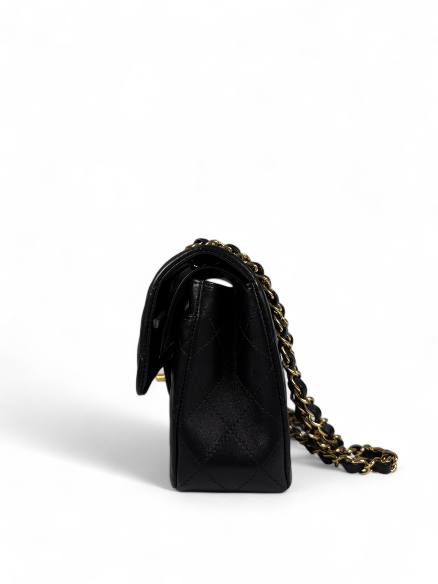 Chanel Classic Flap CF REV Black Lambskin Shoulder Bag – Retail Price: $11,600 USD