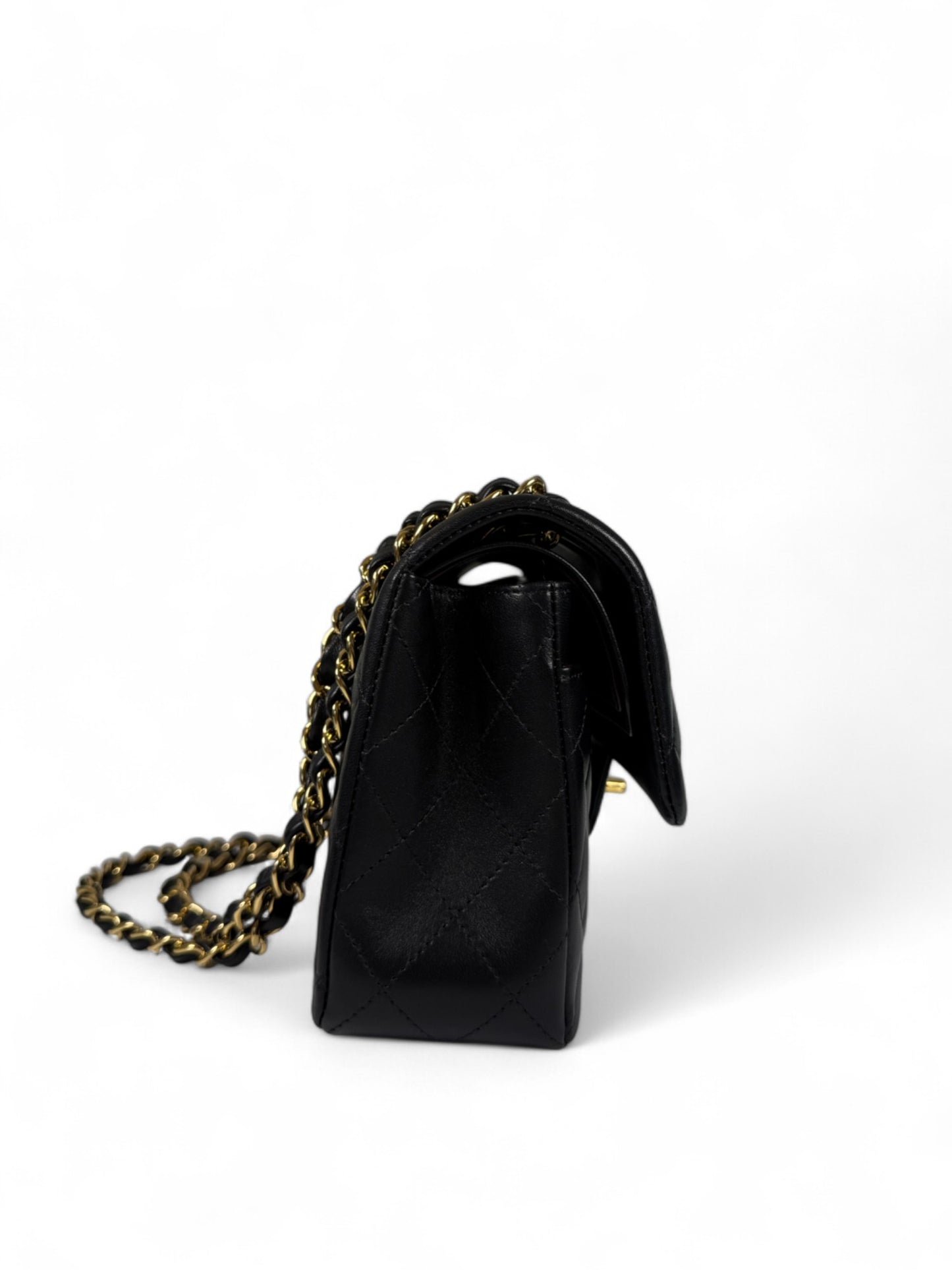 Chanel Classic Flap CF REV Black Lambskin Shoulder Bag – Retail Price: $11,600 USD
