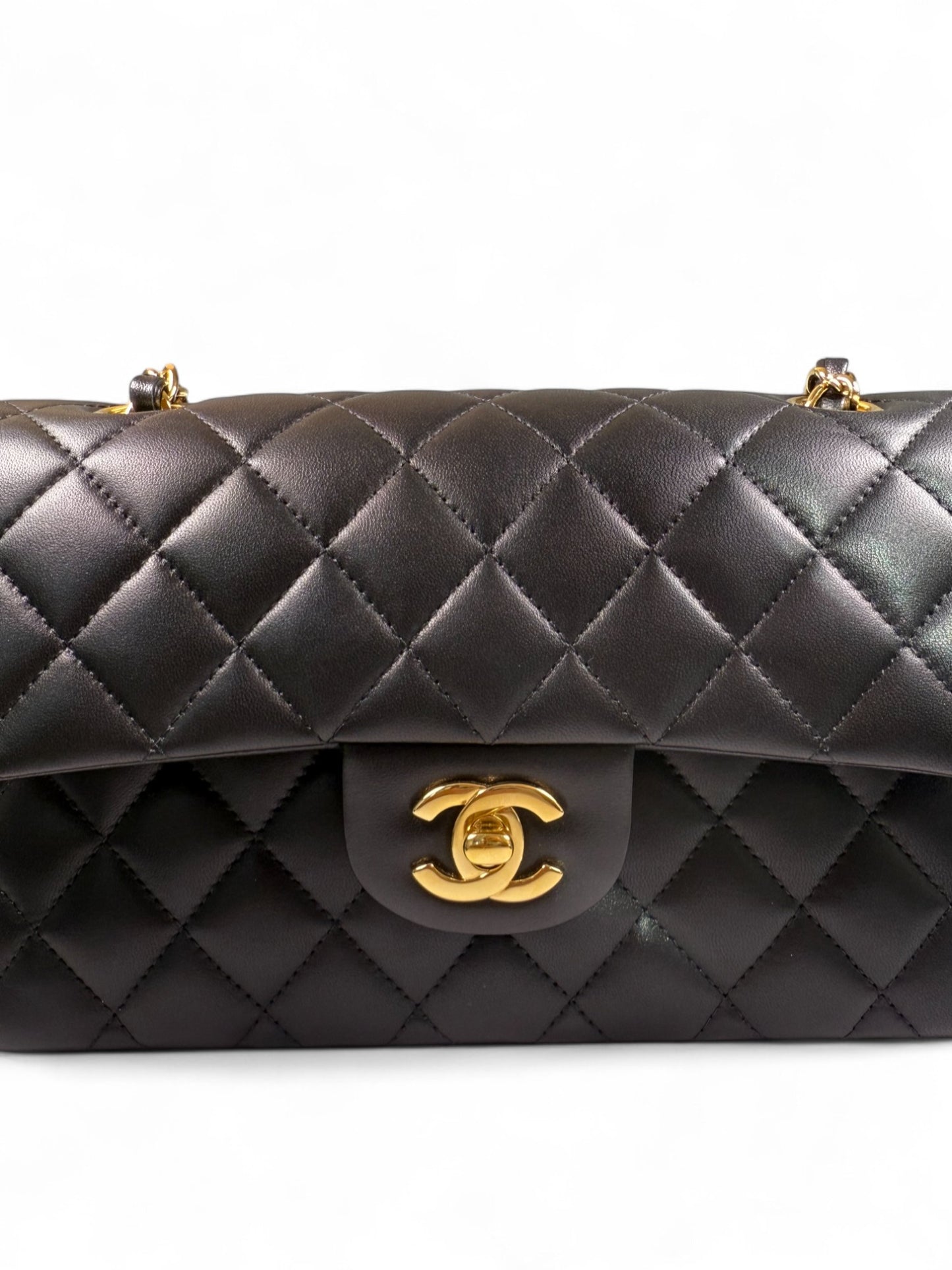 Chanel Classic Flap CF REV Black Lambskin Shoulder Bag – Retail Price: $11,600 USD