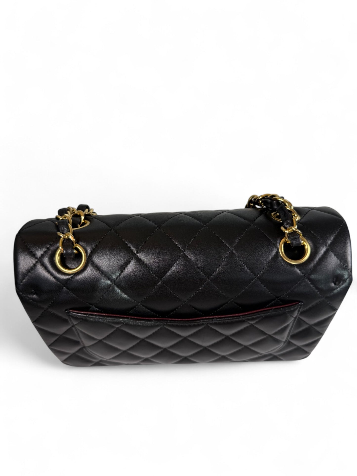 Chanel Classic Flap CF REV Black Lambskin Shoulder Bag – Retail Price: $11,600 USD
