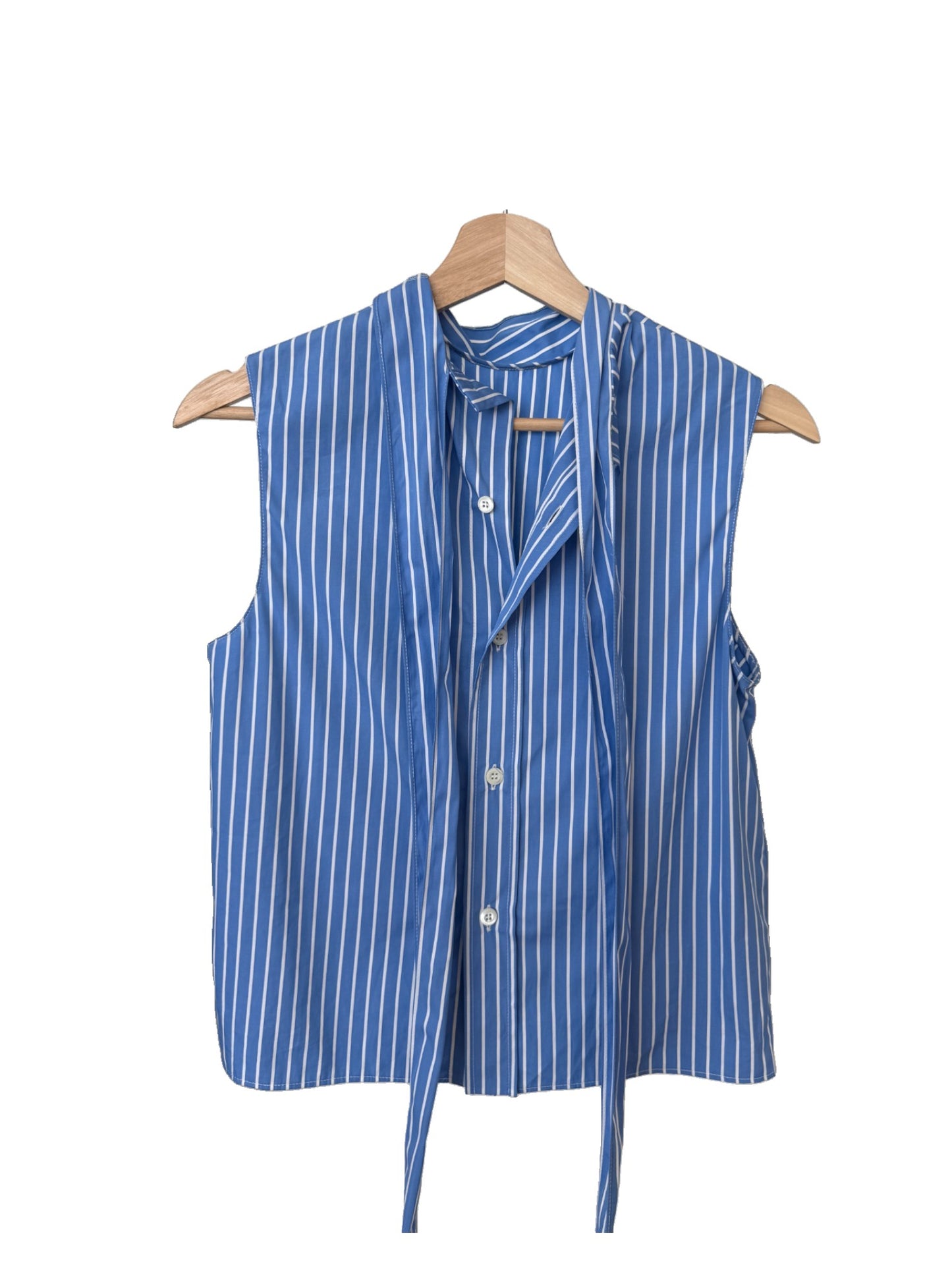 Miu Miu Sleeveless Striped Logo Turtleneck Top – Retail Price: $1,190 USD
