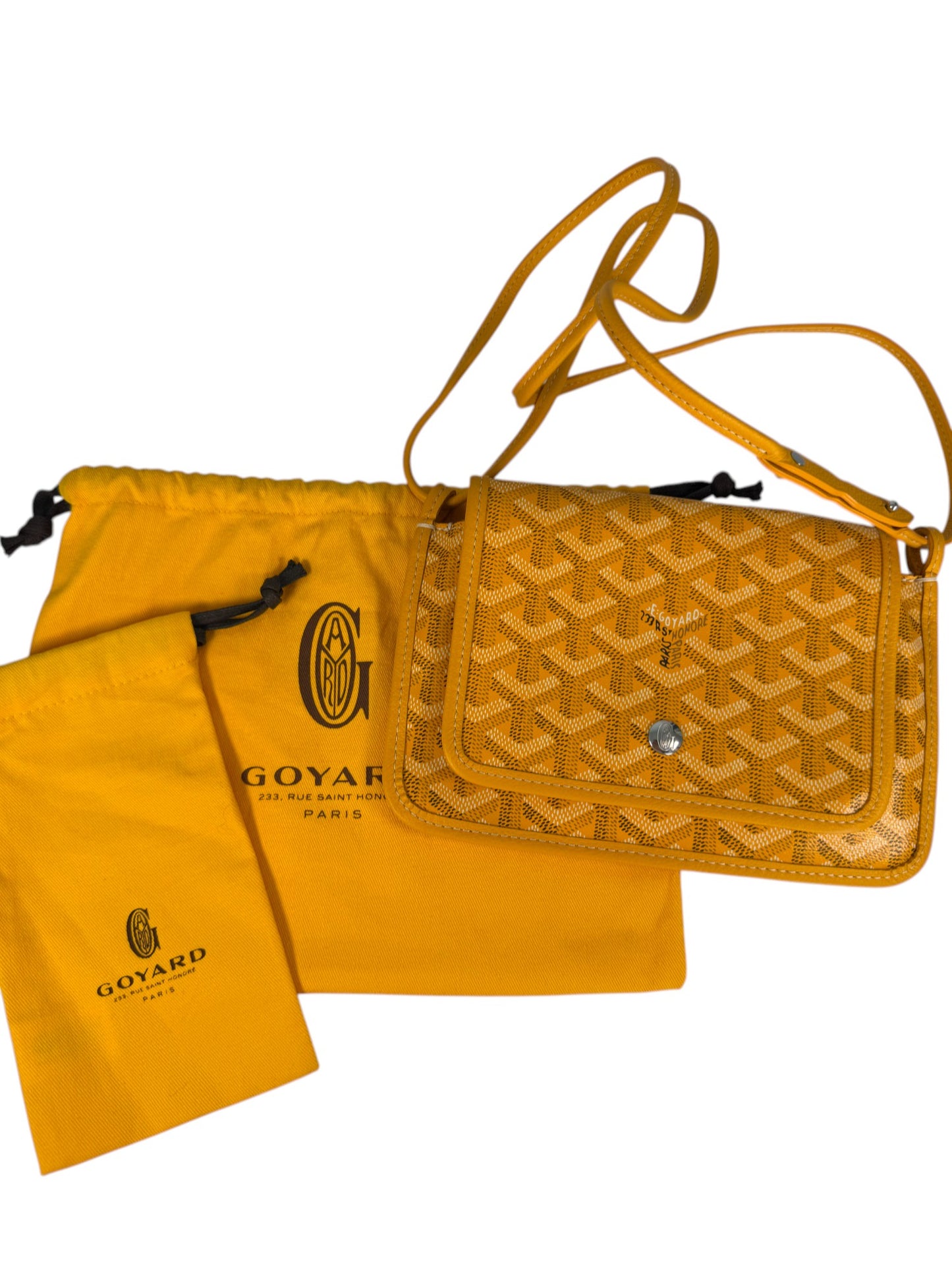 Goyard Plumet Yellow Monogram Multi-Pocket WOC Envelope Crossbody Bag – Retail Price: $2,600 USD