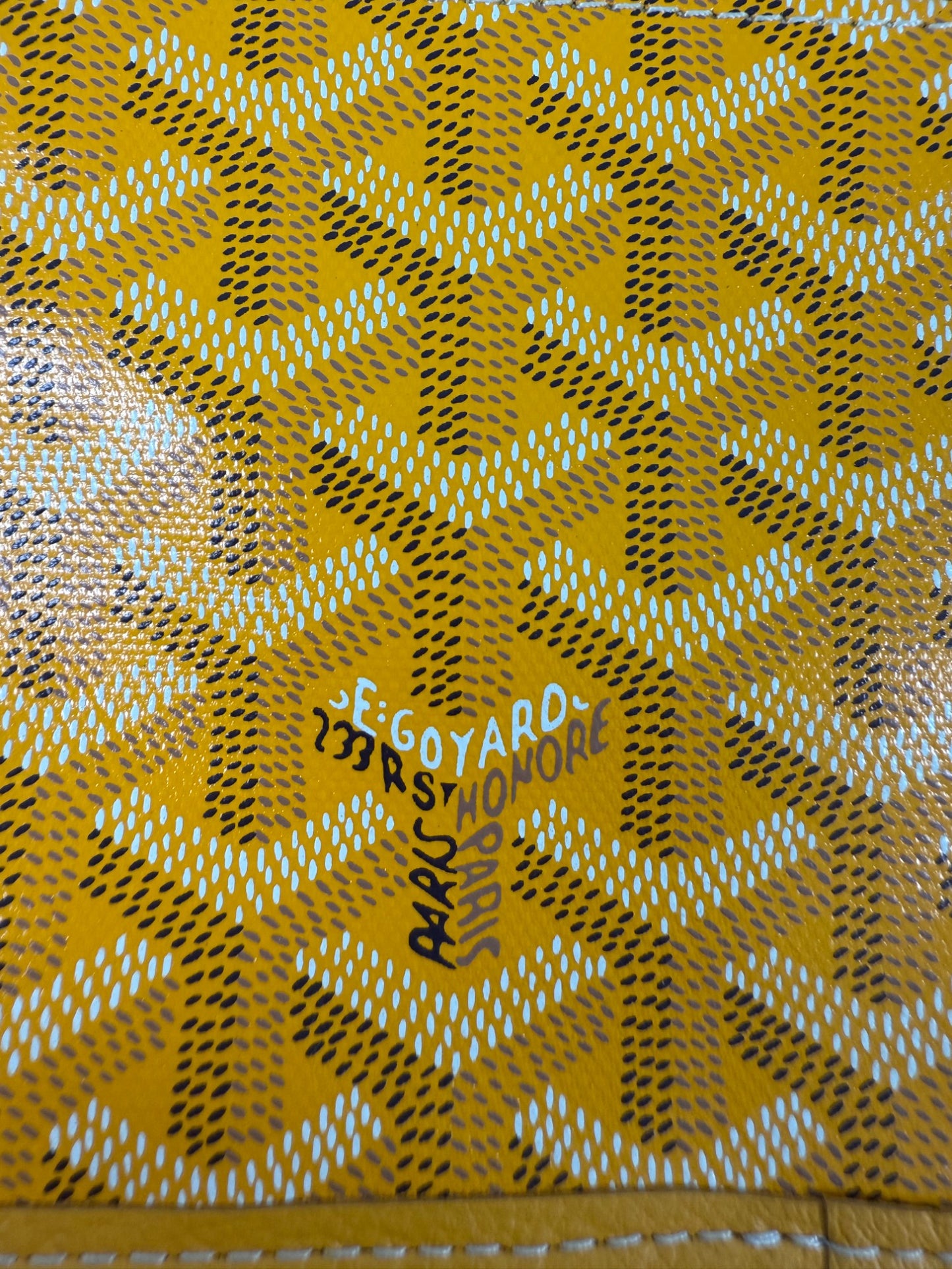 Goyard Plumet Yellow Monogram Multi-Pocket WOC Envelope Crossbody Bag – Retail Price: $2,600 USD
