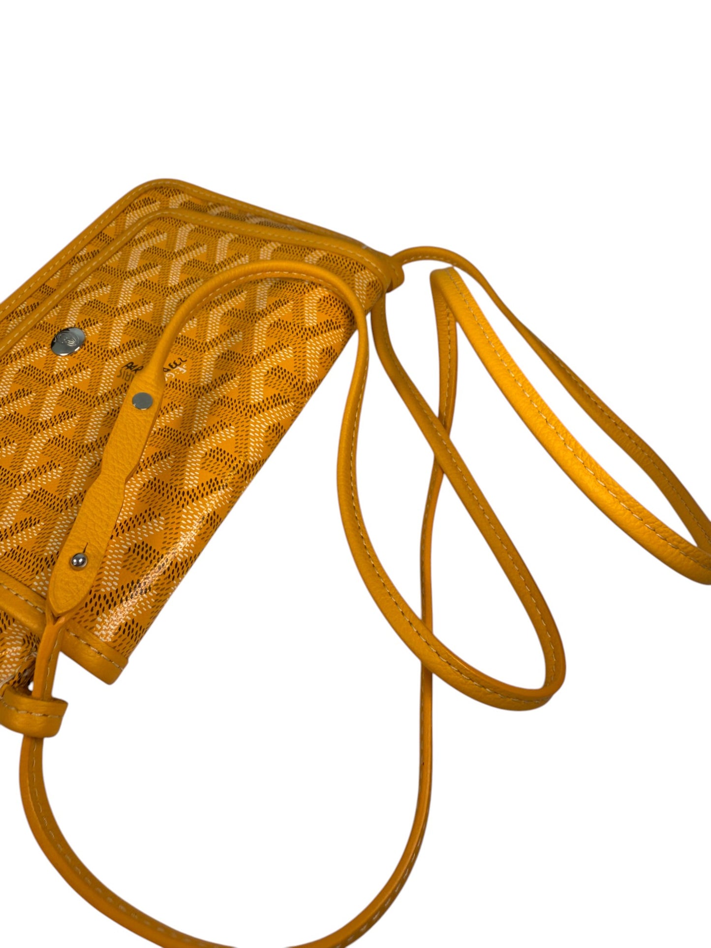 Goyard Plumet Yellow Monogram Multi-Pocket WOC Envelope Crossbody Bag – Retail Price: $2,600 USD
