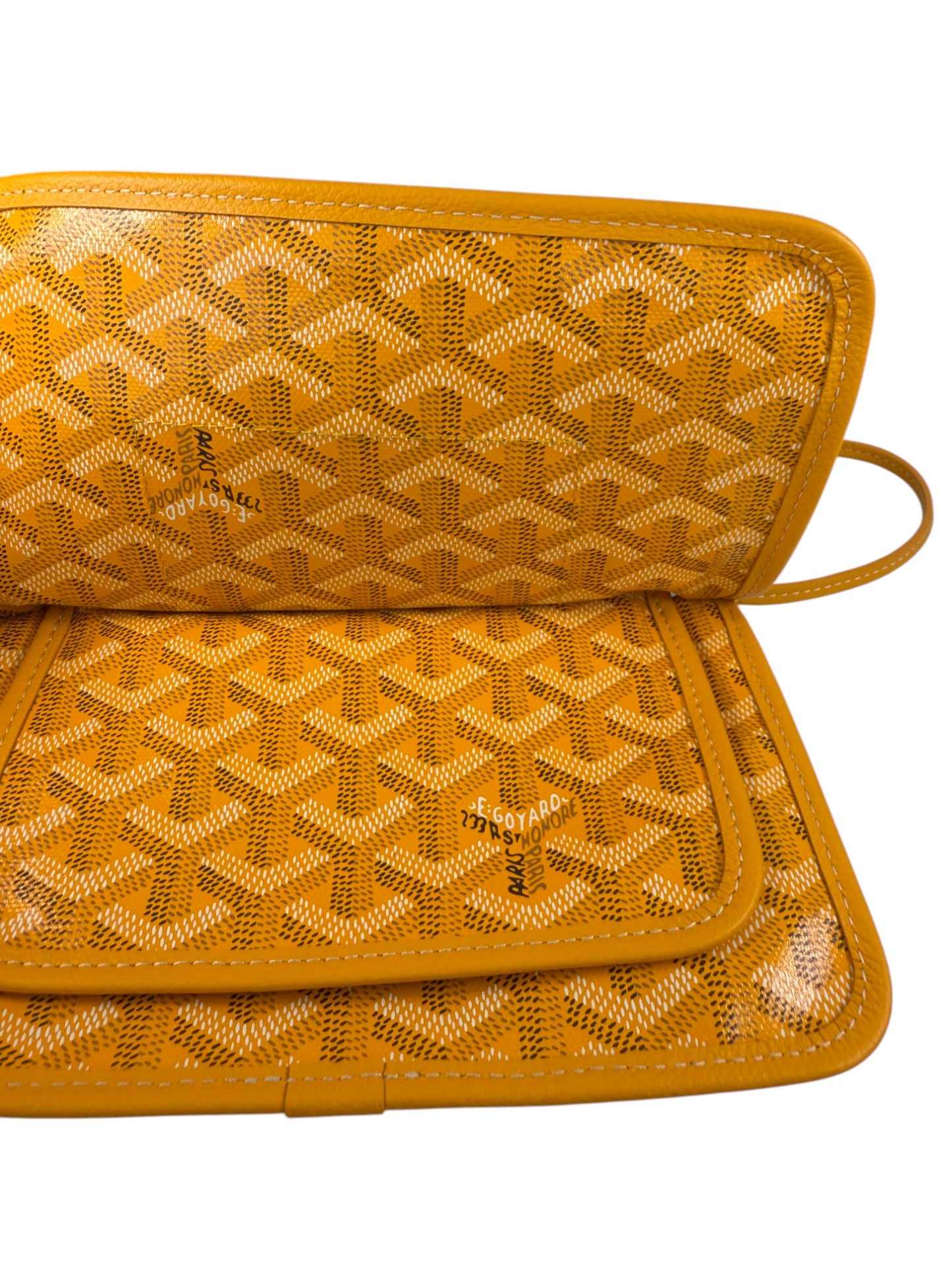 Goyard Plumet Yellow Monogram Multi-Pocket WOC Envelope Crossbody Bag – Retail Price: $2,600 USD