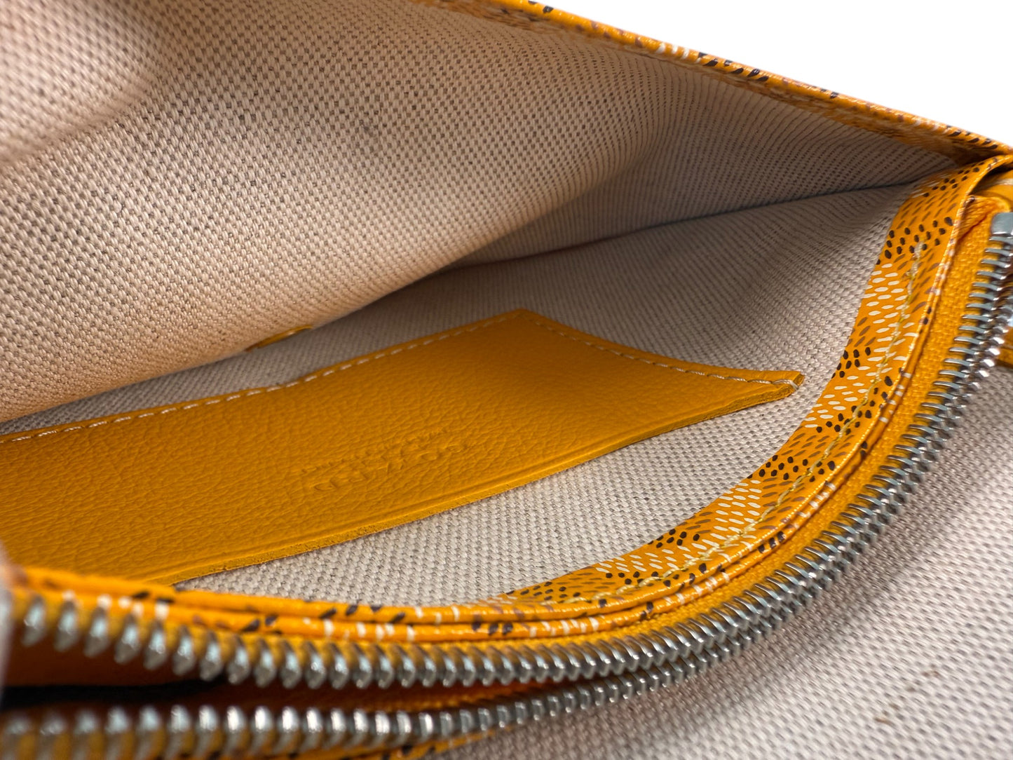 Goyard Plumet Yellow Monogram Multi-Pocket WOC Envelope Crossbody Bag – Retail Price: $2,600 USD