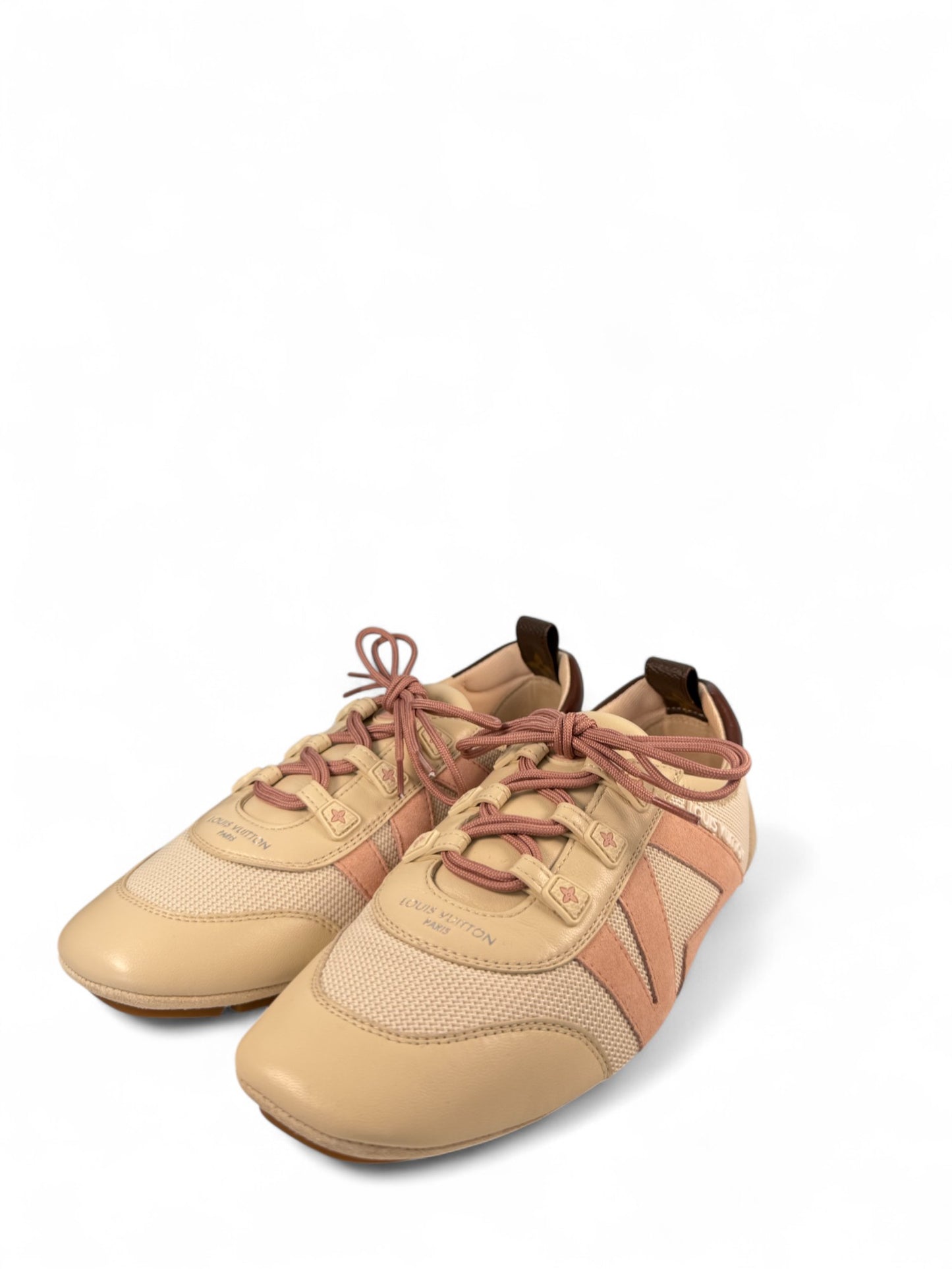 Louis Vuitton Sneakerina Pink Lace-Up Ballet Sneakers – Retail Price: $1,050 USD