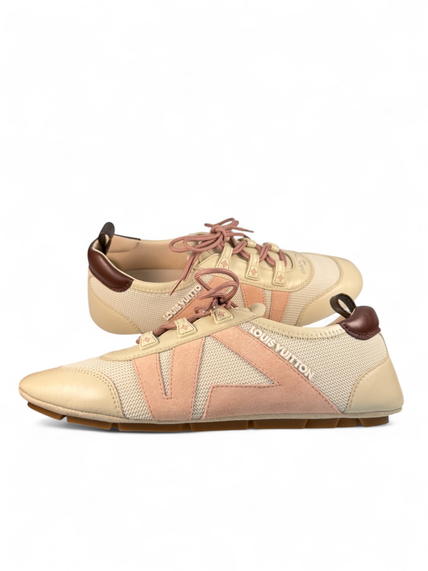Louis Vuitton Sneakerina Pink Lace-Up Ballet Sneakers – Retail Price: $1,050 USD
