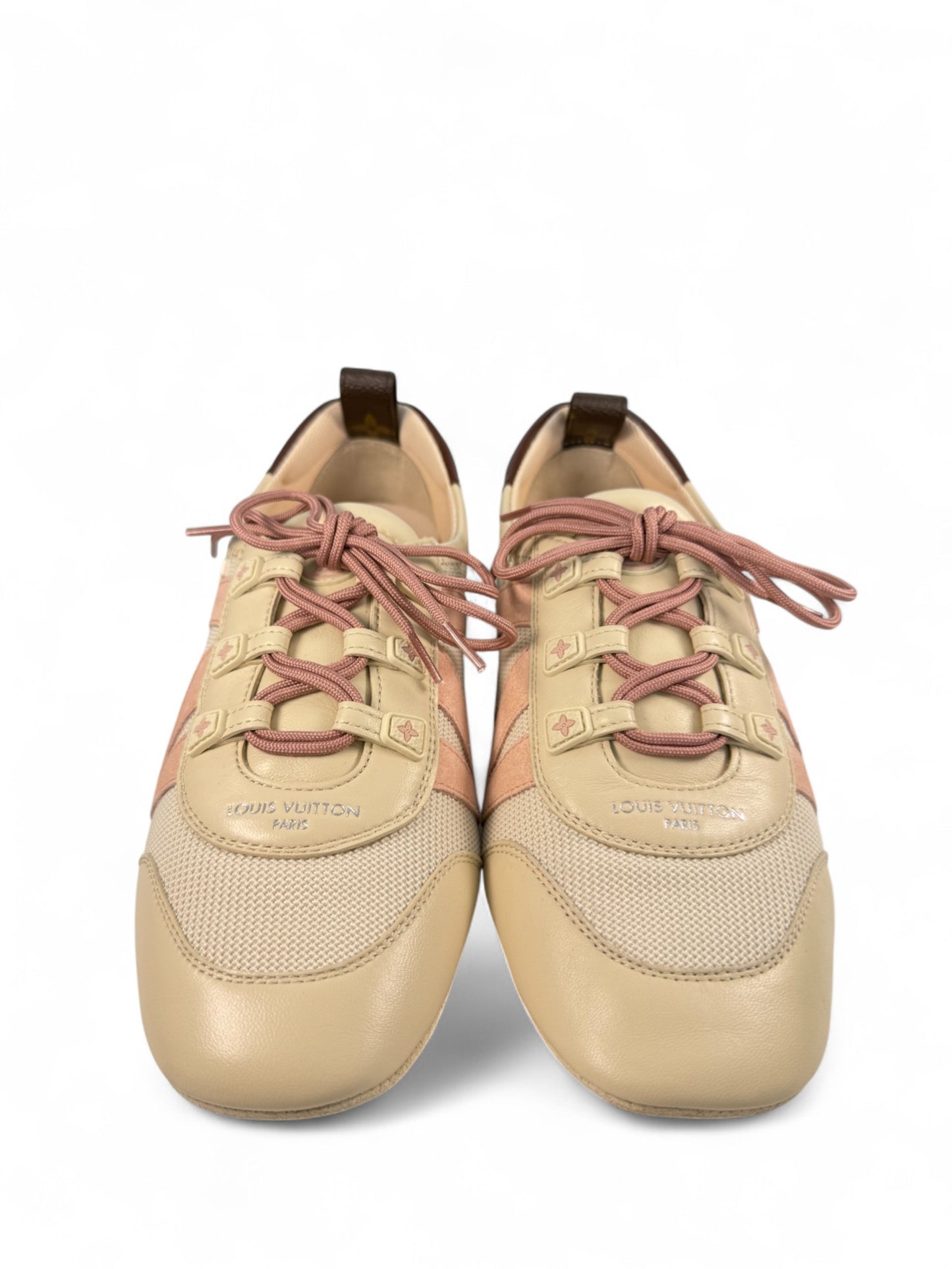Louis Vuitton Sneakerina Pink Lace-Up Ballet Sneakers – Retail Price: $1,050 USD