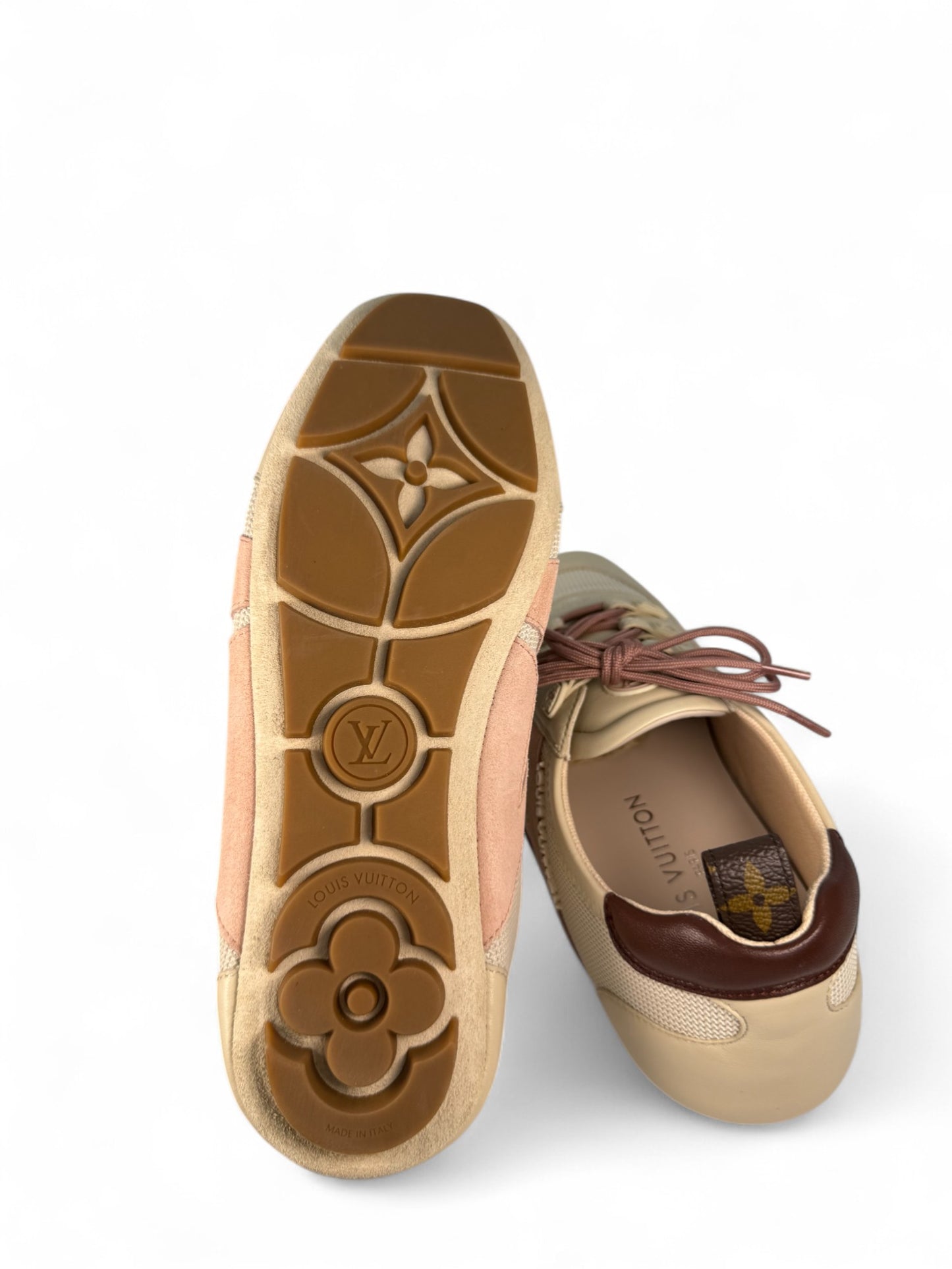 Louis Vuitton Sneakerina Pink Lace-Up Ballet Sneakers – Retail Price: $1,050 USD