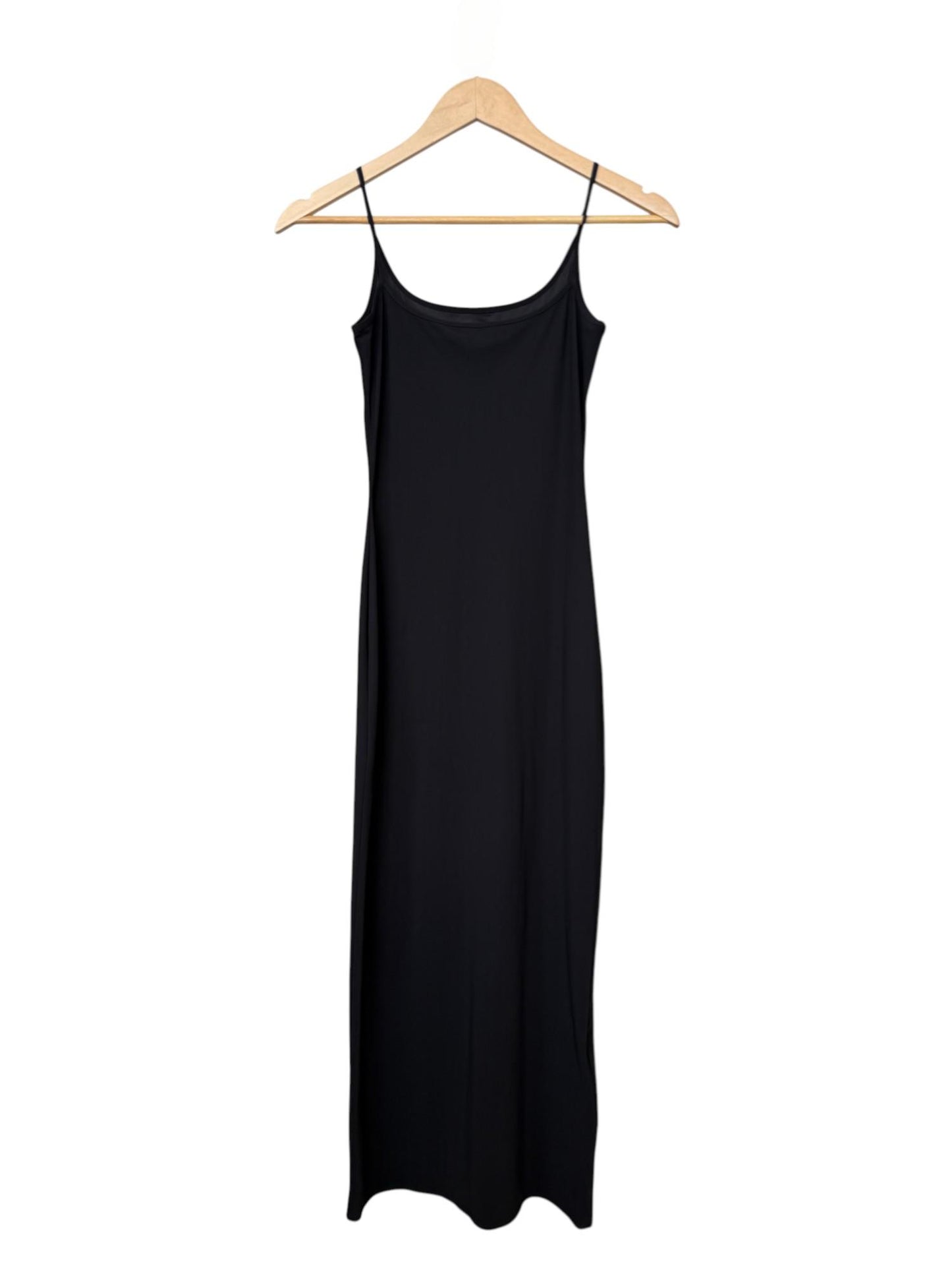 Miu Miu Black Logo Print Midi Slip Dress – Retail Price: $1,550