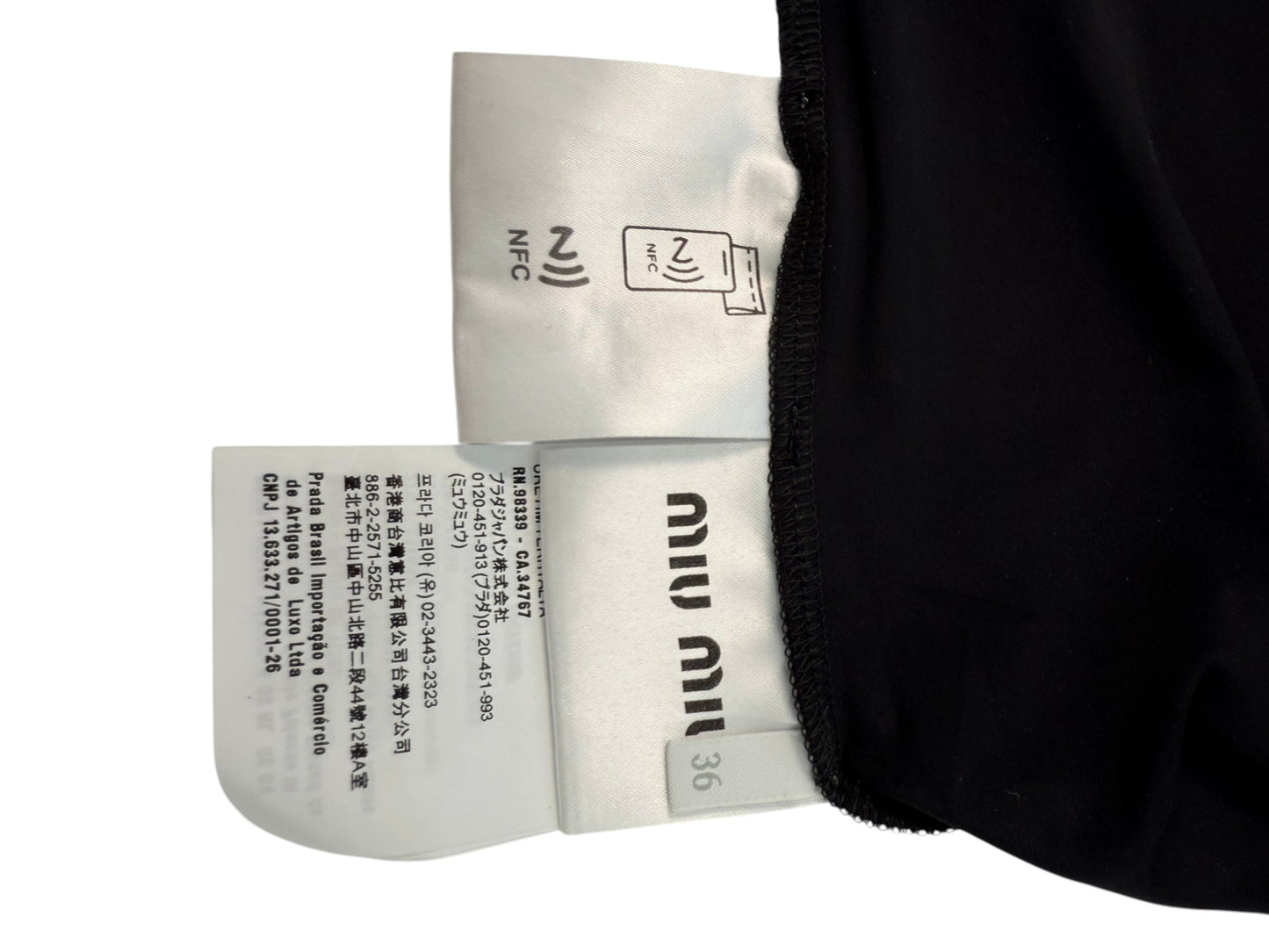 Miu Miu Black Logo Print Midi Slip Dress – Retail Price: $1,550