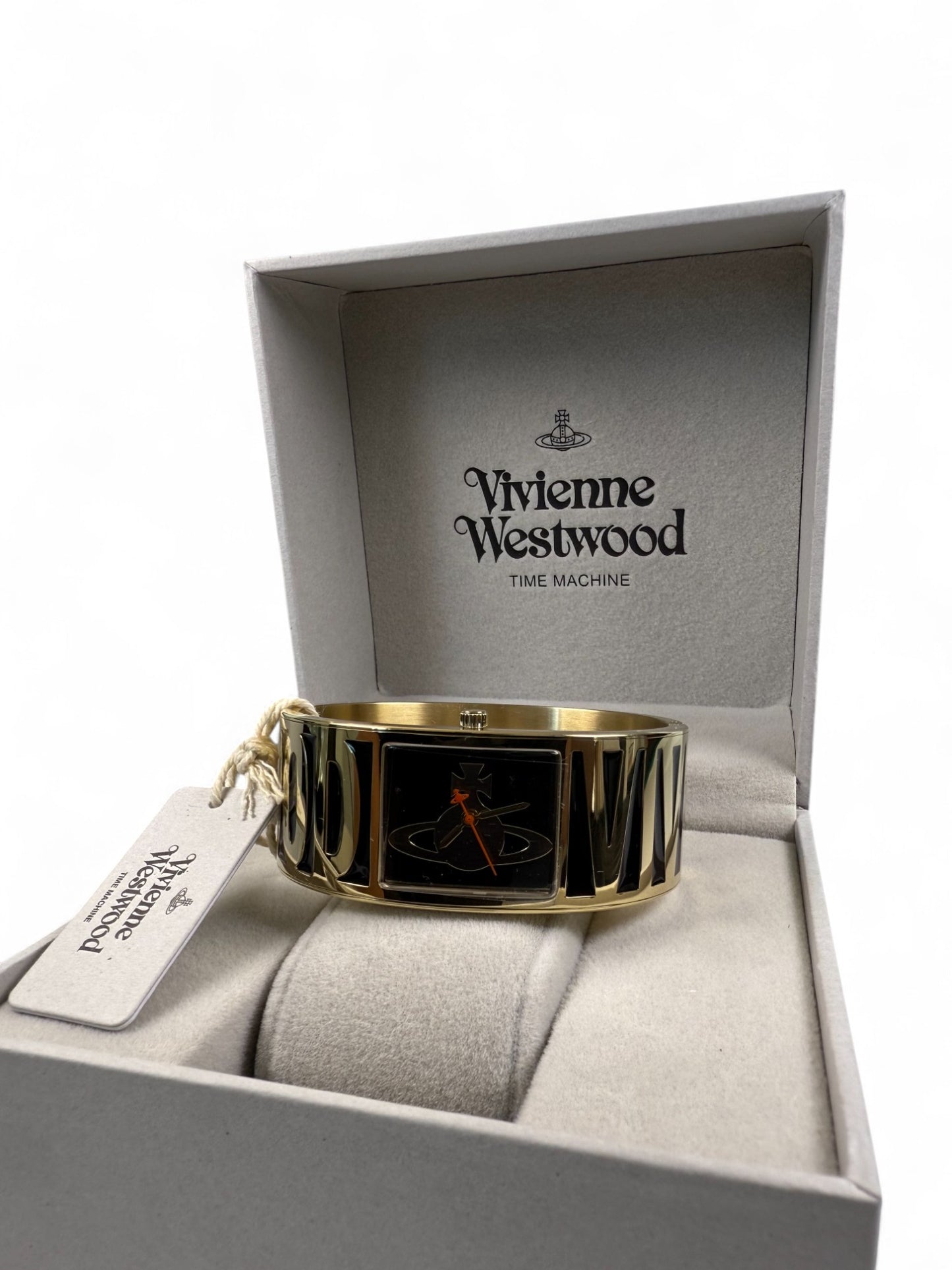 Brand NEW! Vivienne Westwood Saturn Black Dial Quartz Watch – Retail Price: $443