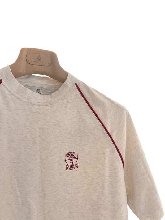 Brunello Cucinelli Light Heather Raglan T-Shirt