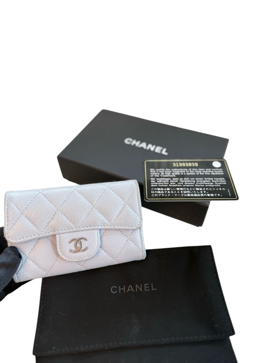 Chanel Caviar Quilted Key Holder