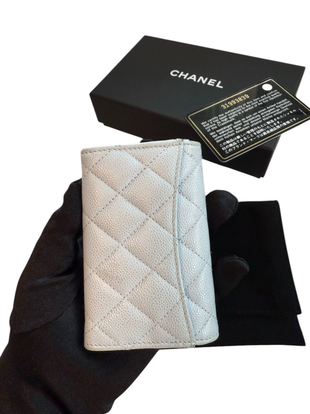 Chanel Caviar Quilted Key Holder