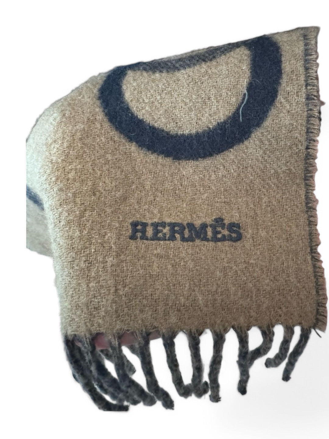 Hermès Equestrian Bit Wool &amp; Cashmere Scarf