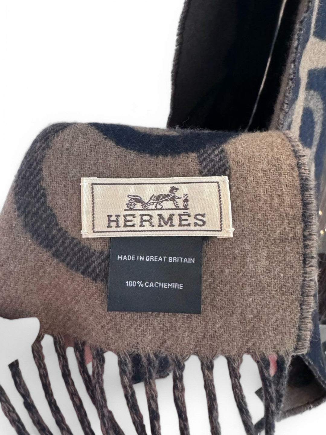Hermès Equestrian Bit Wool &amp; Cashmere Scarf