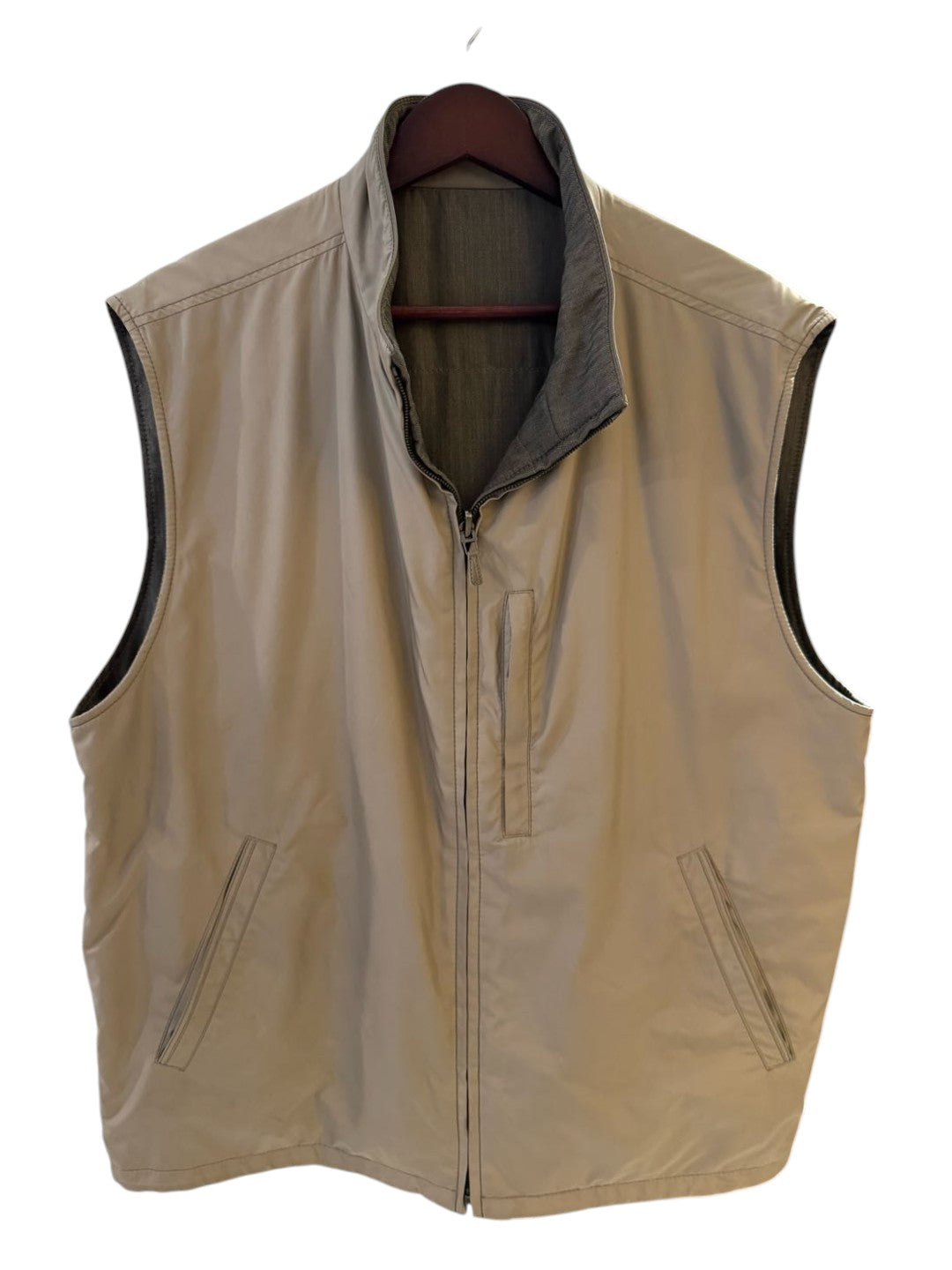 Zegna Reversible Brezza Microfiber-Cashmere Vest