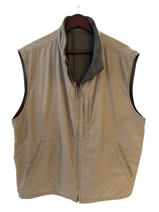 Zegna Reversible Brezza Microfiber-Cashmere Vest