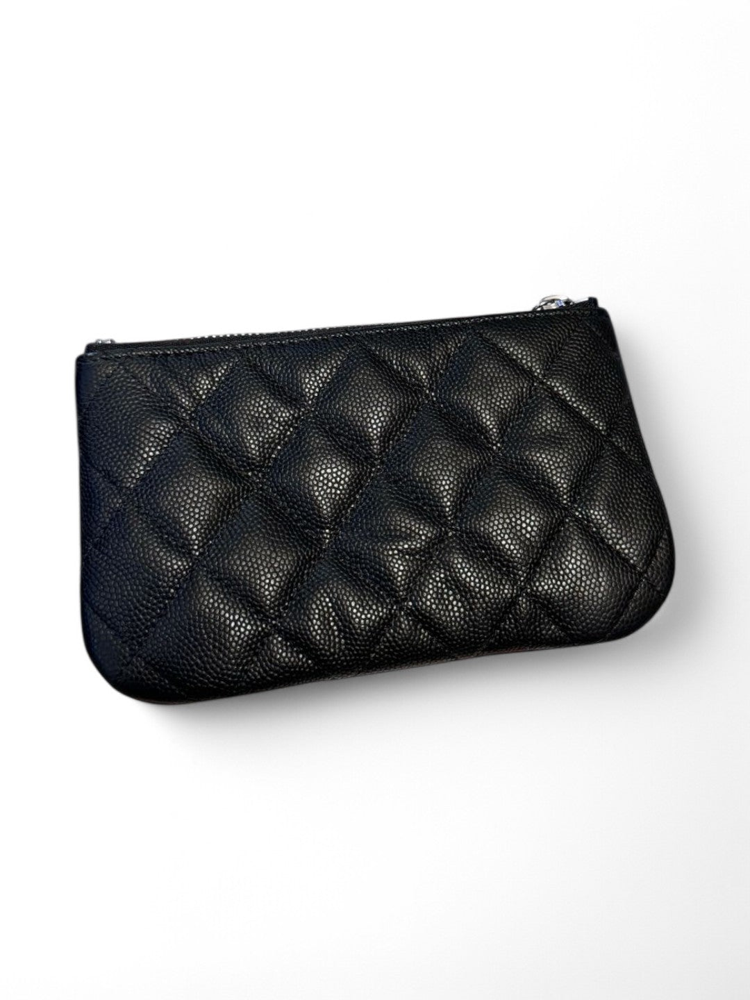 Chanel Classic Zipped Coin Purse in Black Caviar Leather – Retail Price: $675