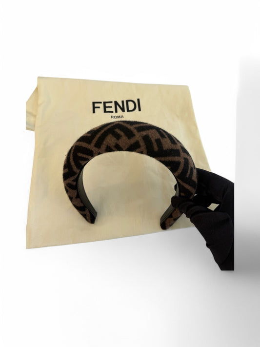Fendi FF Logo Wool Headband