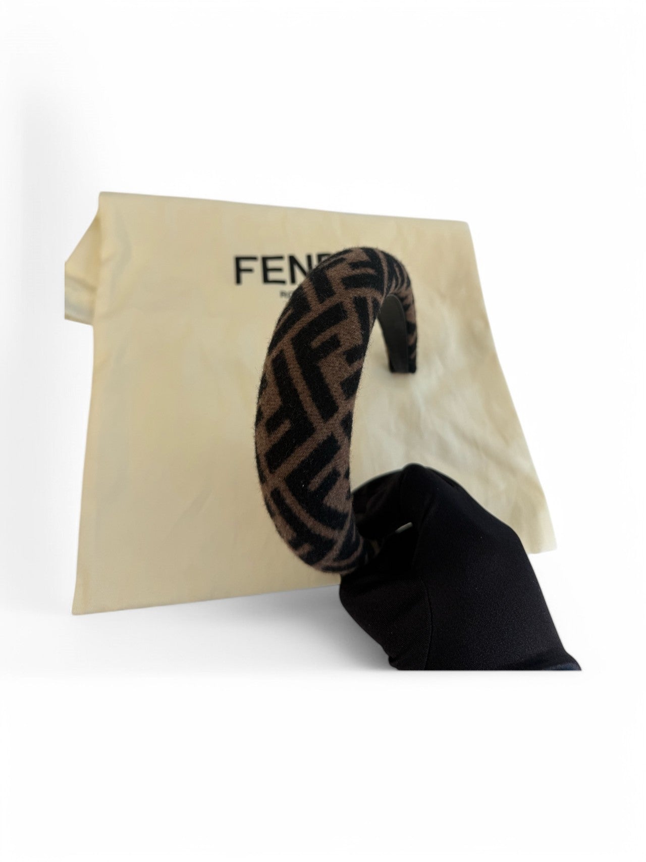 Fendi FF Logo Wool Headband