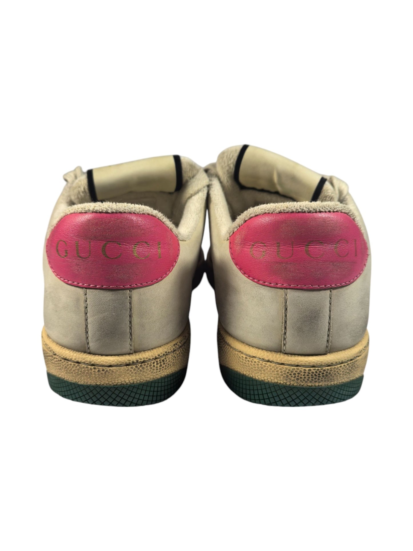Gucci Screener Distressed Sneakers