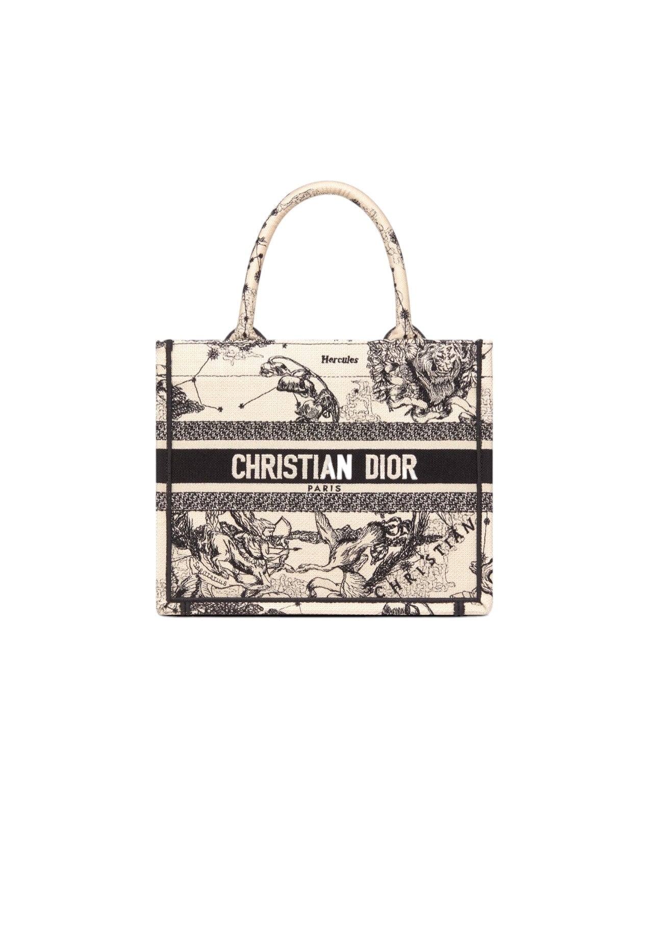 Dior Mini Book Tote in Blue Dior Oblique Embroidery – Retail Price: $2,450