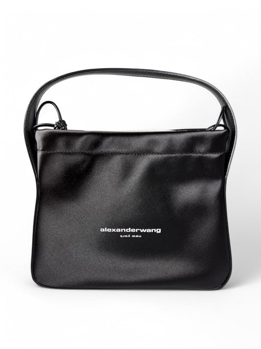 Alexander Wang Ryan Drawstring Lambskin Bag in Black | Retail Price: $695