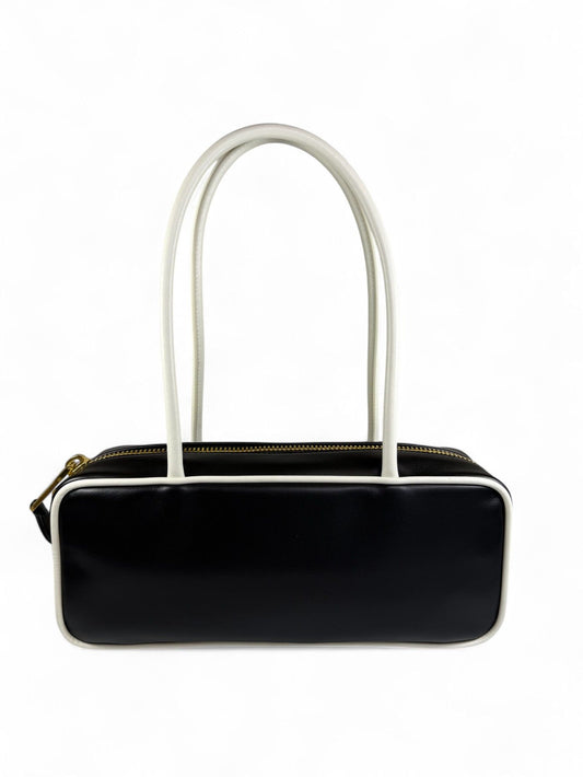 Miu Miu Two-Tone Leather Shoulder Bag
